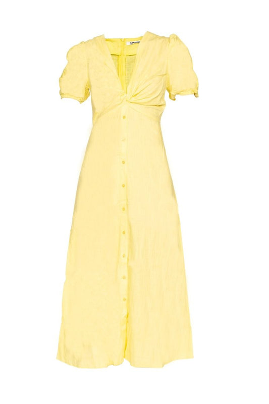 GLAMOROUS Yellow Midi Dress