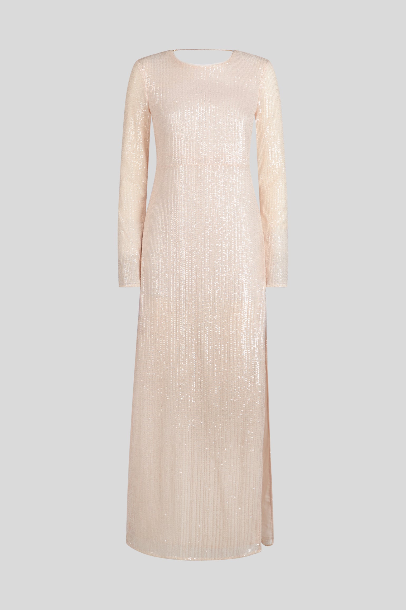 PATRIZIA PEPE Long Dress with Pink Sequins