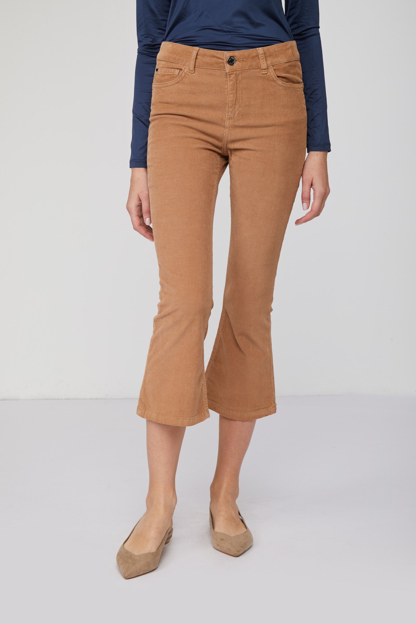 TWINSET Pantalone Flare Beige