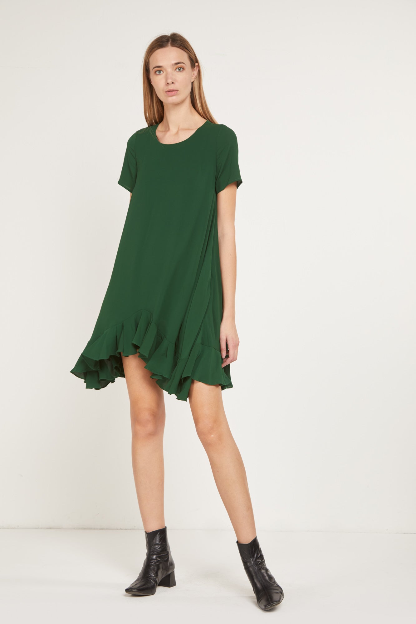 PRINCESSE LODO Green Frill Dress