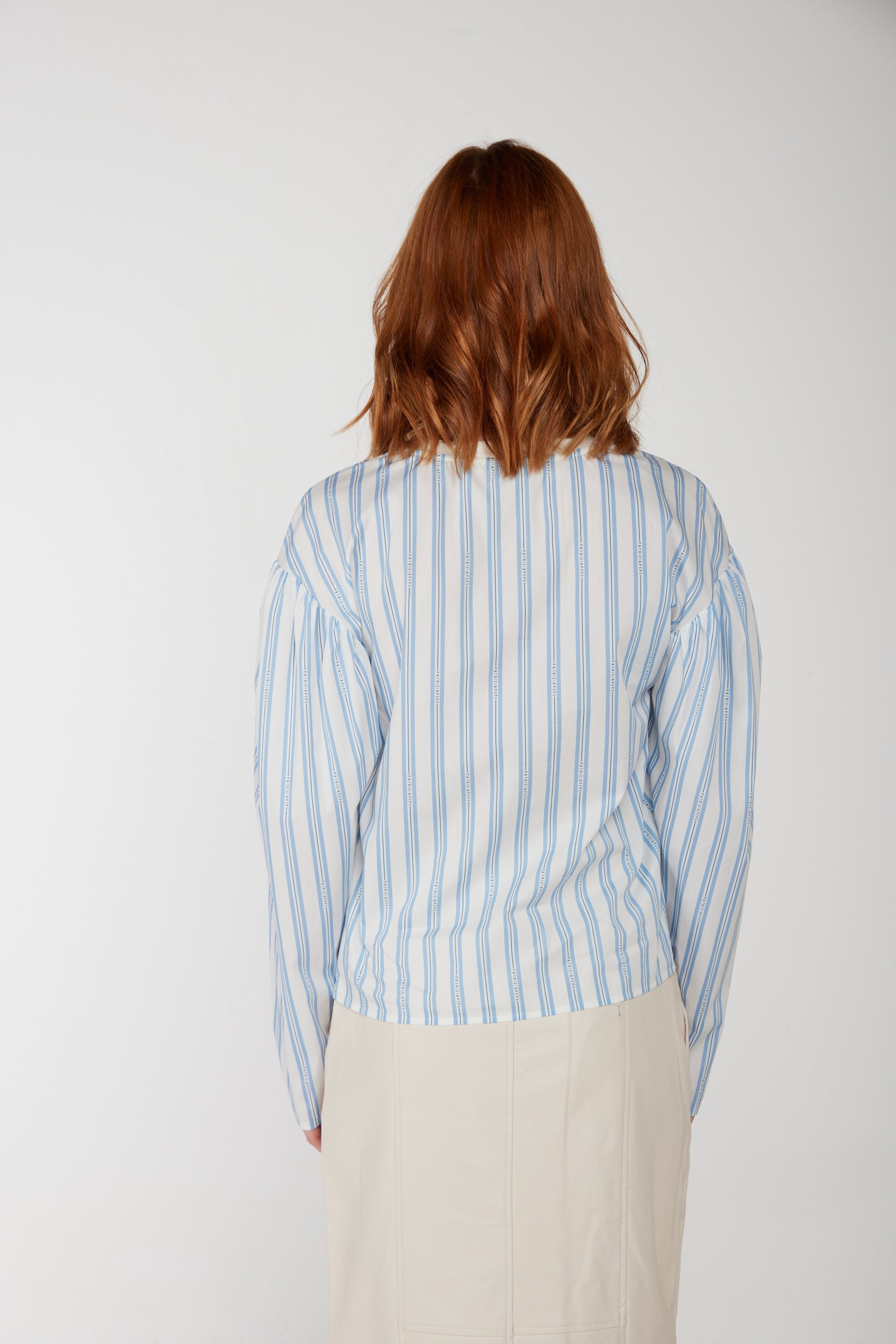 PATRIZIA PEPE Blusa con Manica a Sbuffo