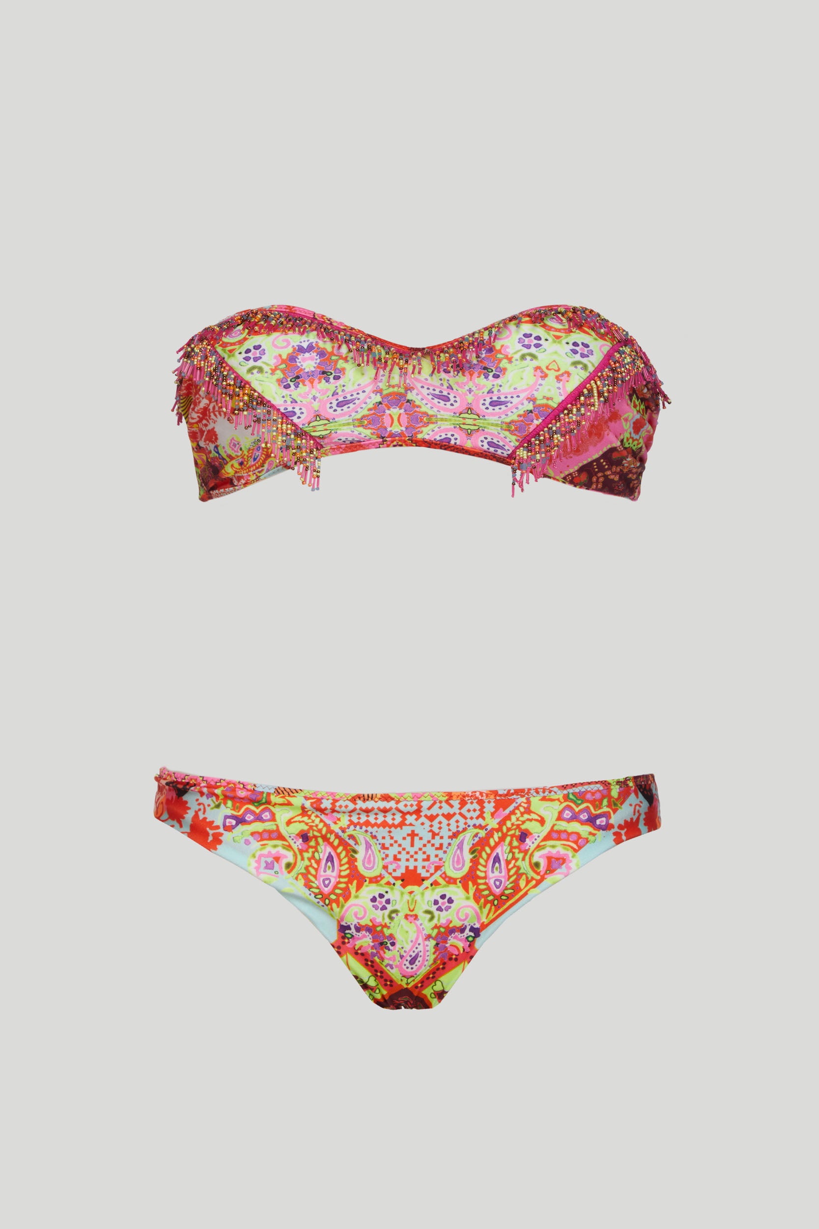 F ** K Bikini Top Balconette Paisley