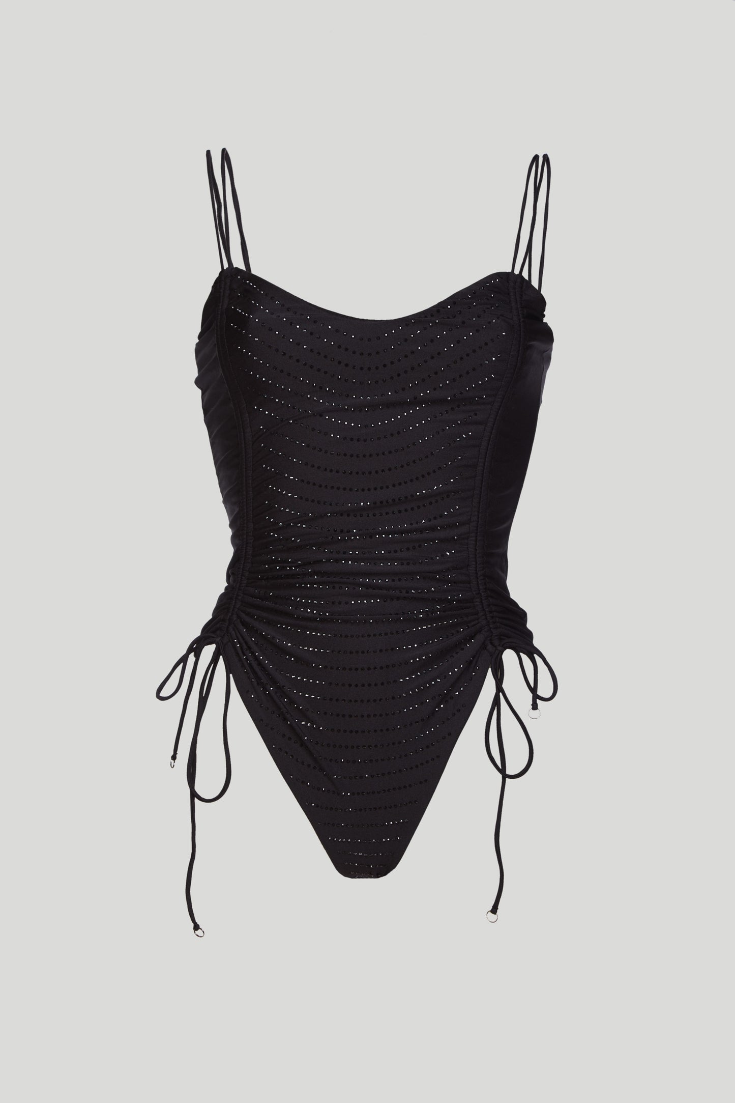 F**K Monokini Nero Strass