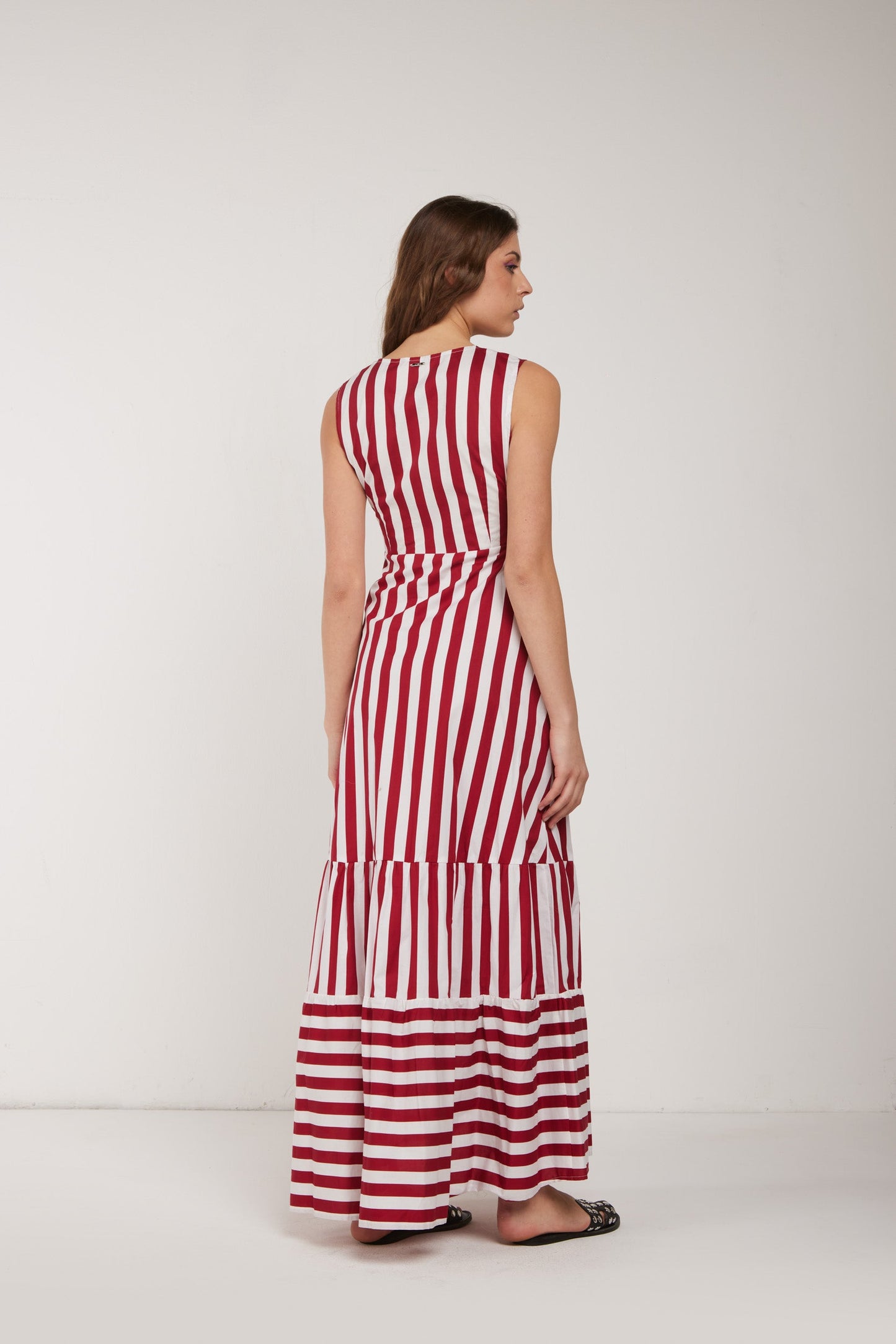 LIU-JO Striped Chemisier Dress