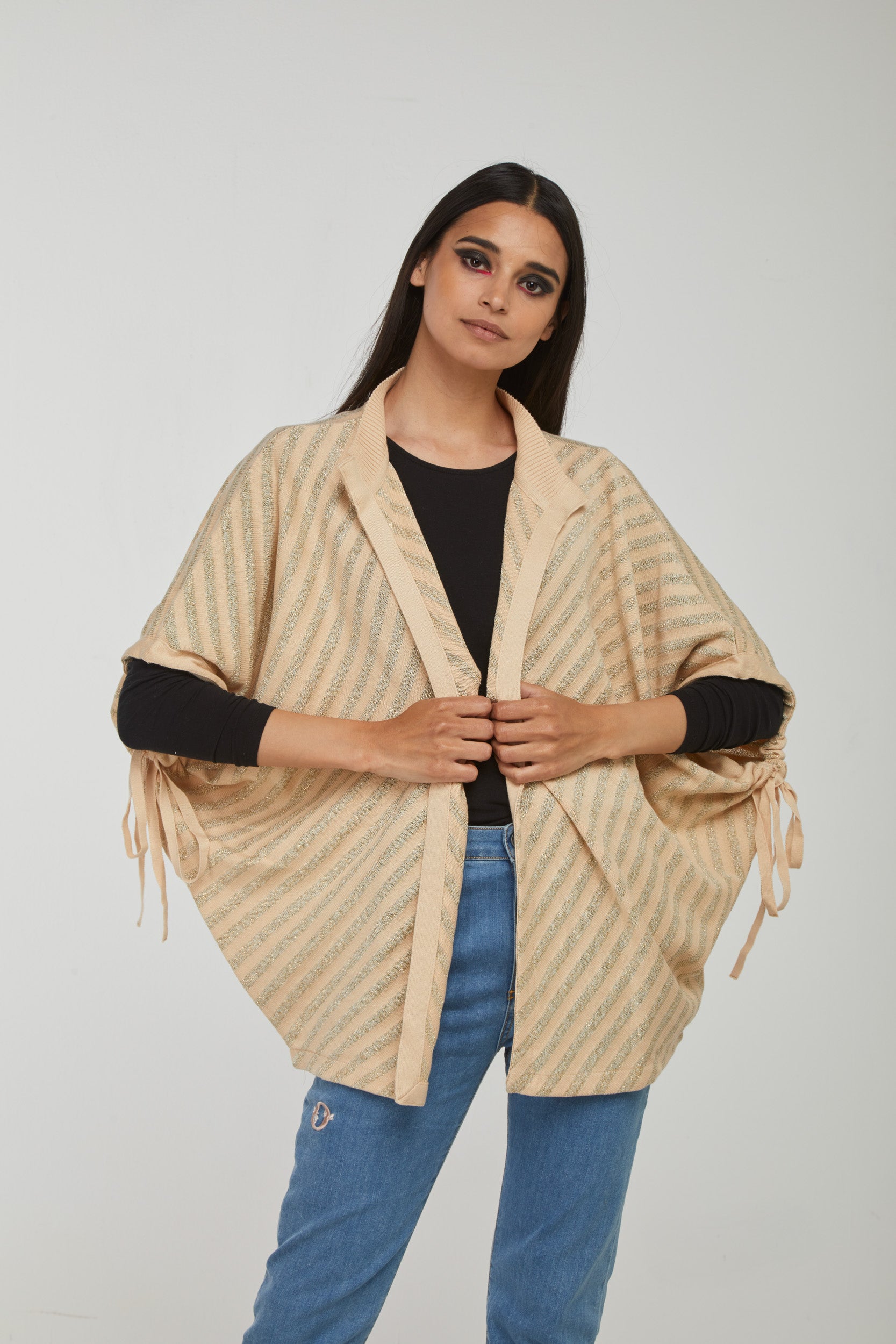 OTTOD'AME Cardigan Lurex Strisce