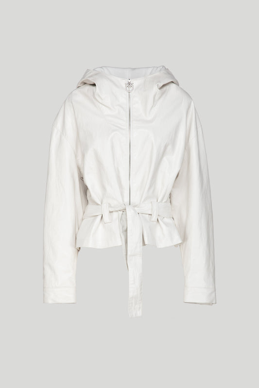 PINKO White Jacket with Belt