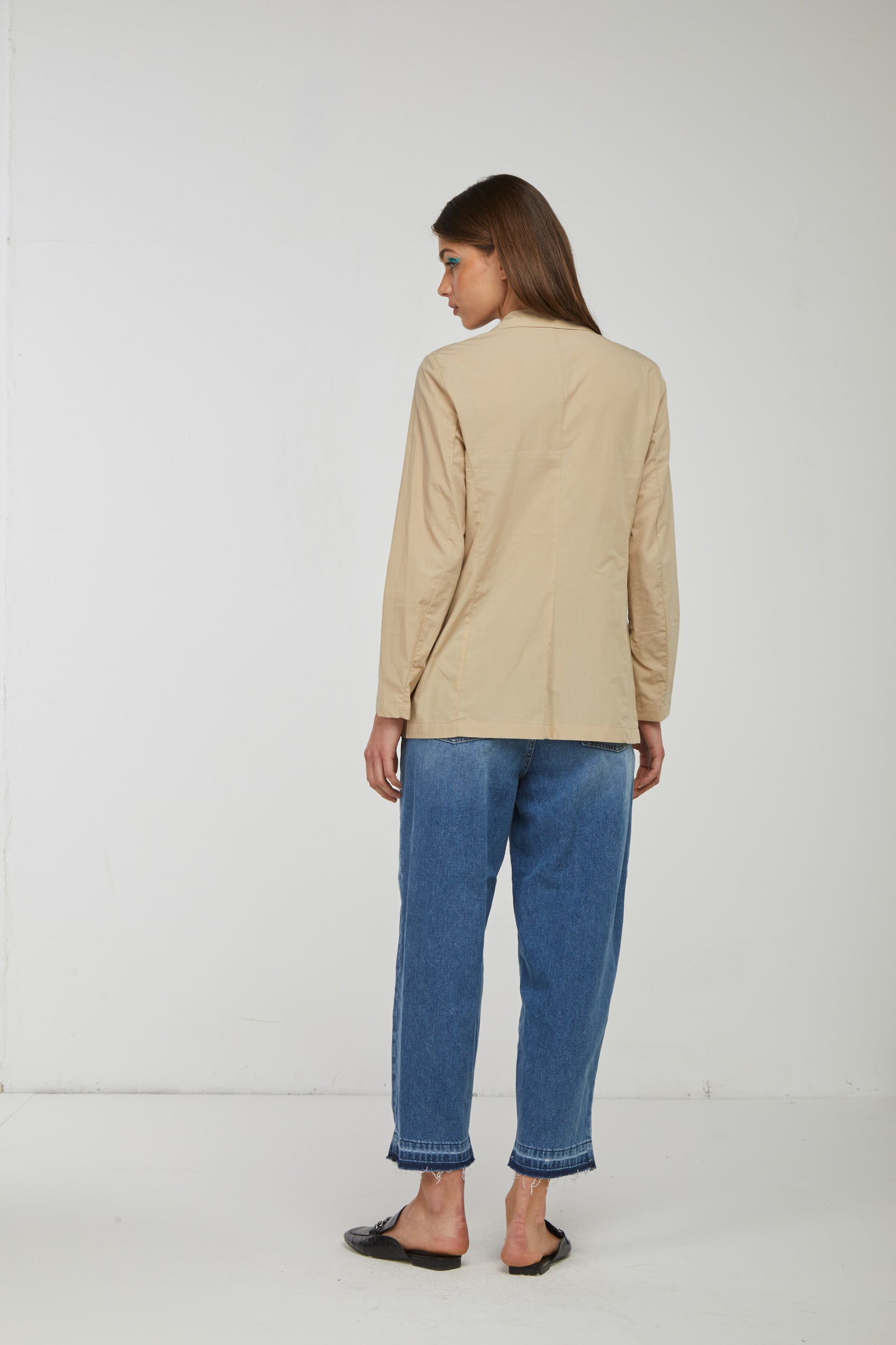 OTTOD'AME Blazer Doppiopetto Beige