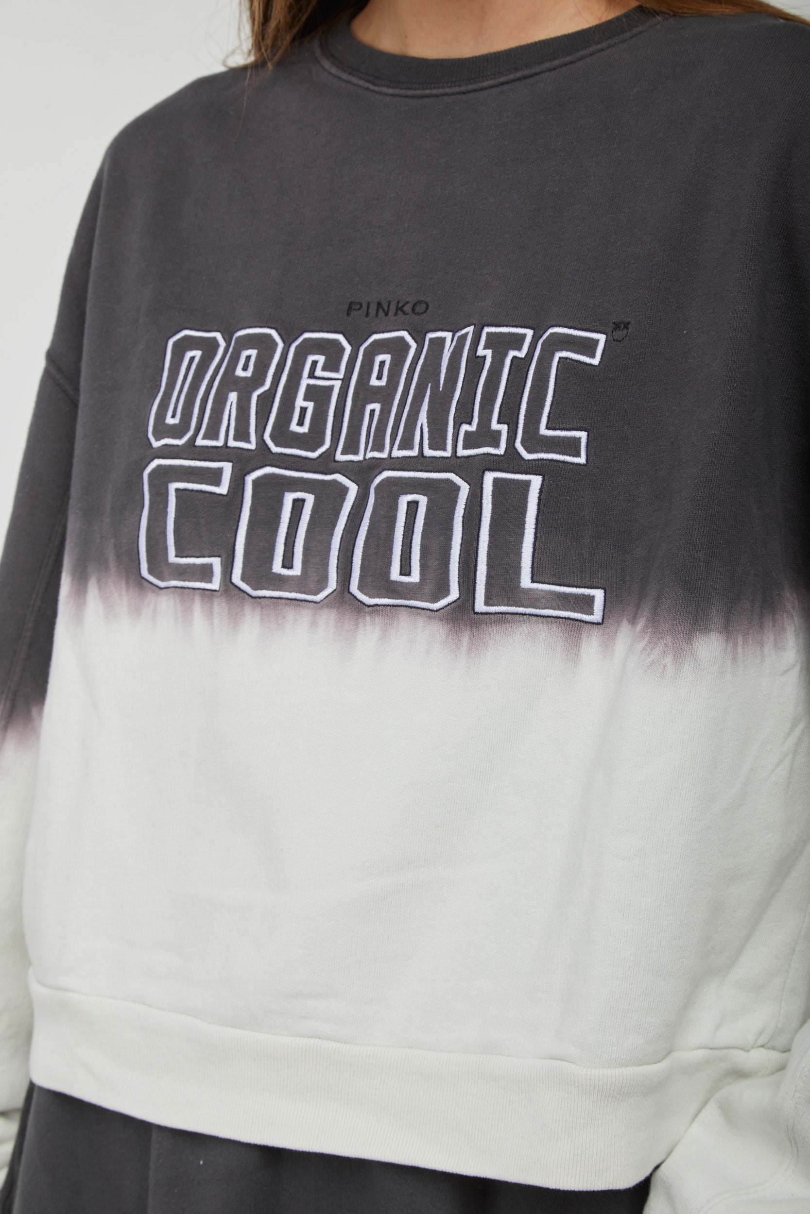 PINKO Felpa Over Organic Cool