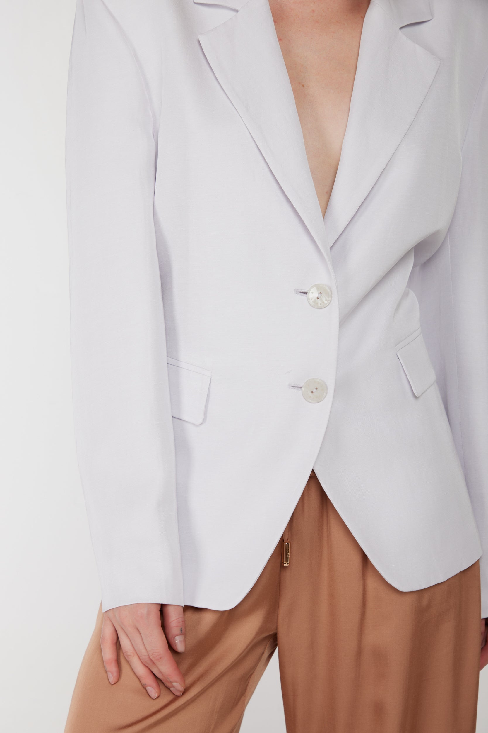 PATRIZIA PEPE Blazer Monopetto Bianco