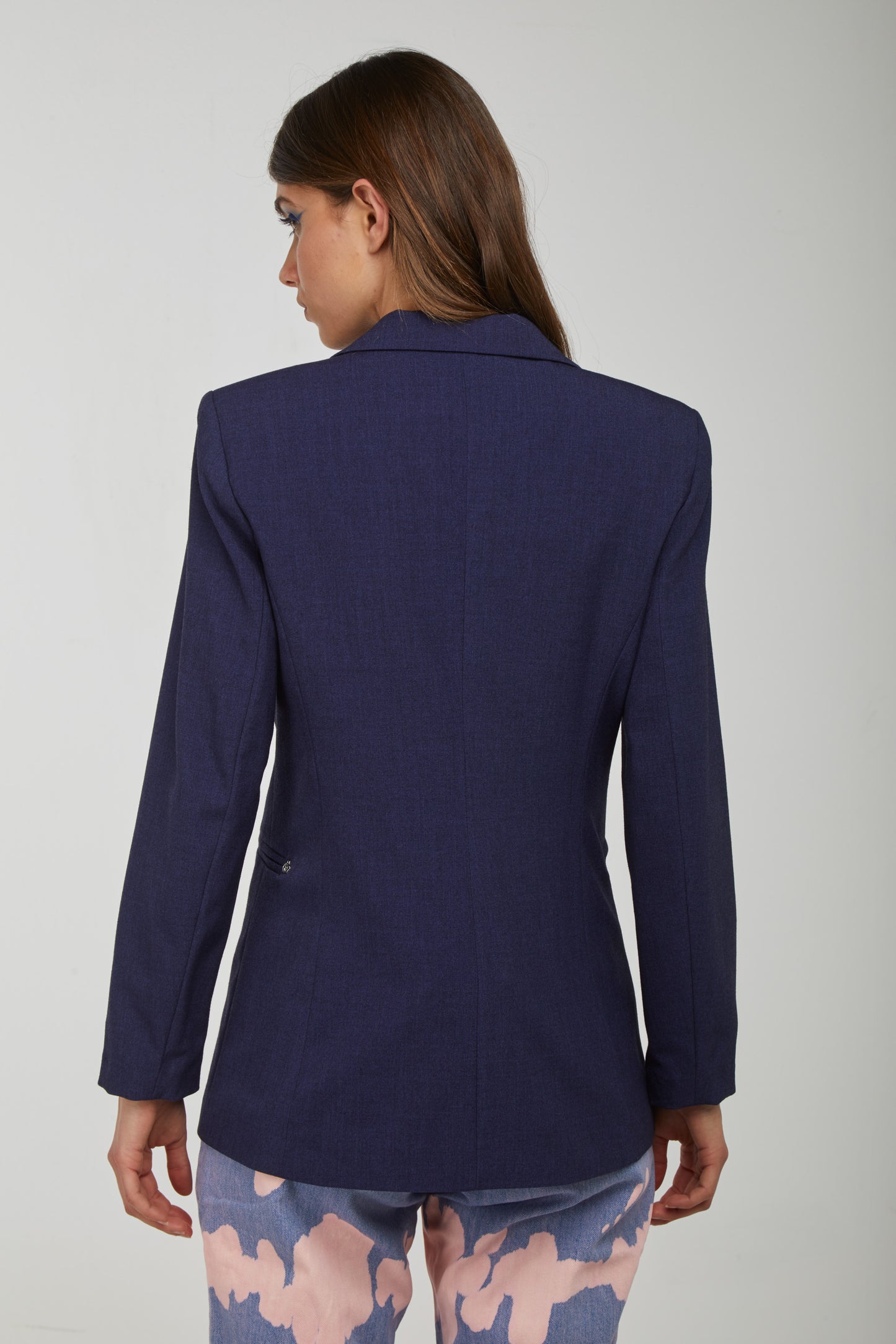 OTTOD'AME Blazer Blu Notte Doppiopetto