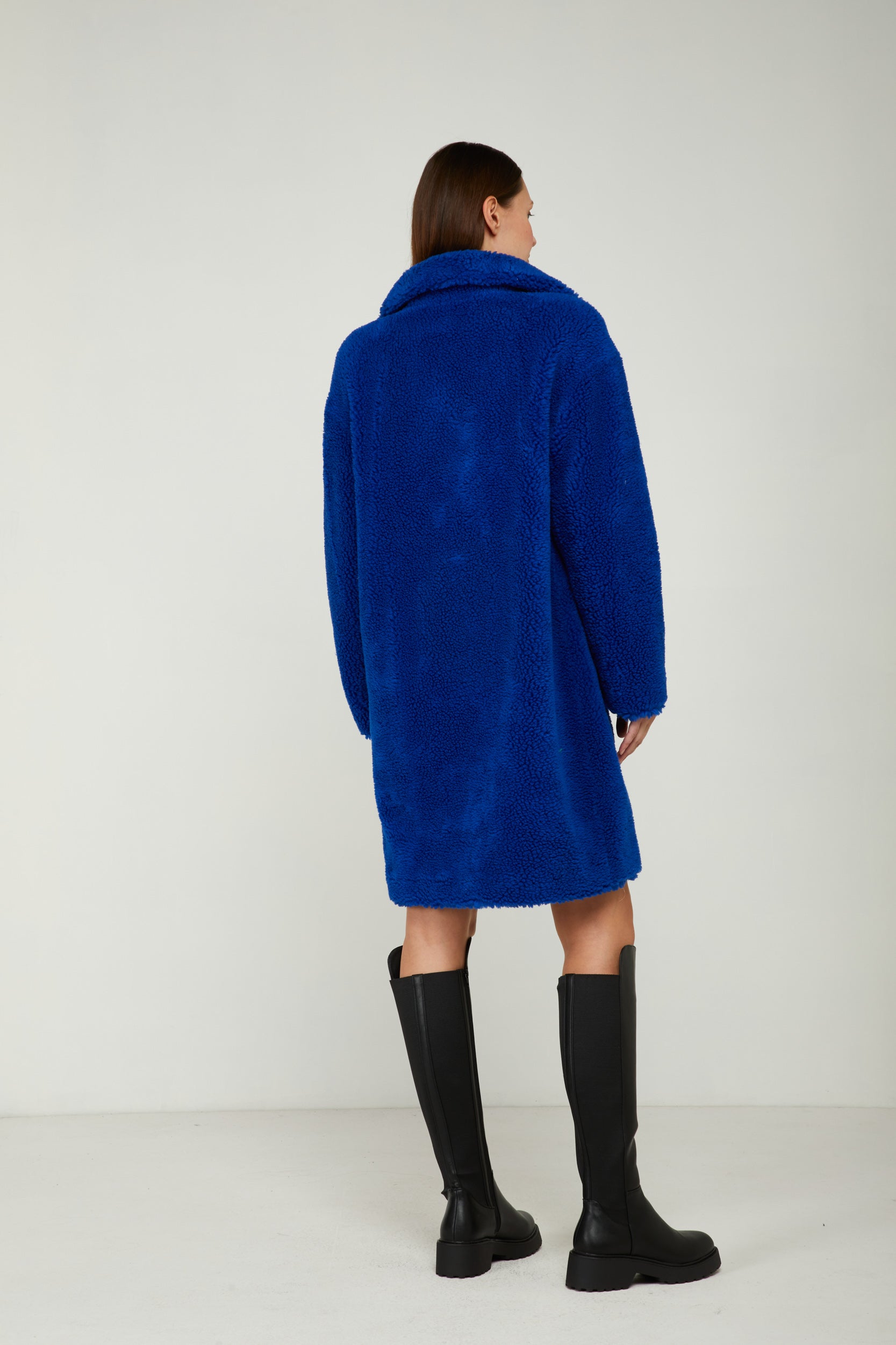 STAND STUDIO Electric Blue "Camille Cocoon" Coat