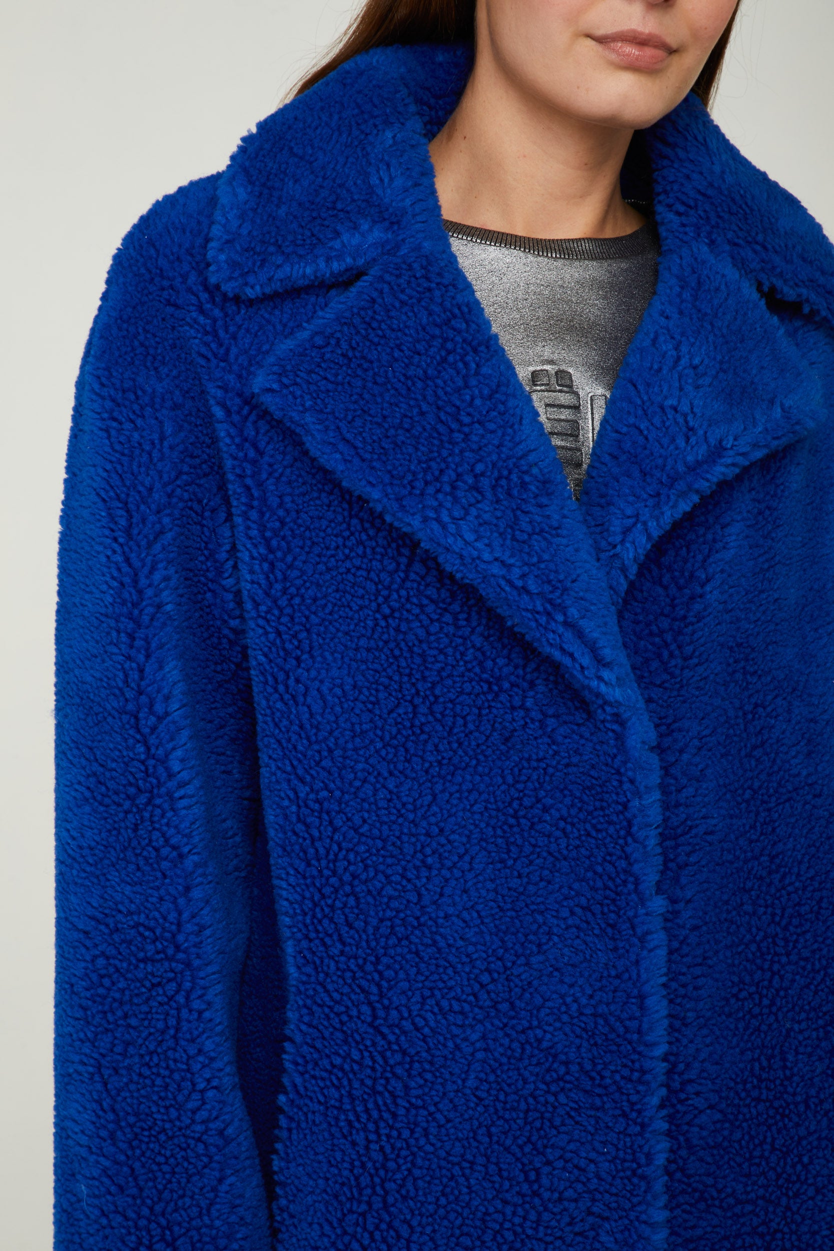 STAND STUDIO Electric Blue "Camille Cocoon" Coat