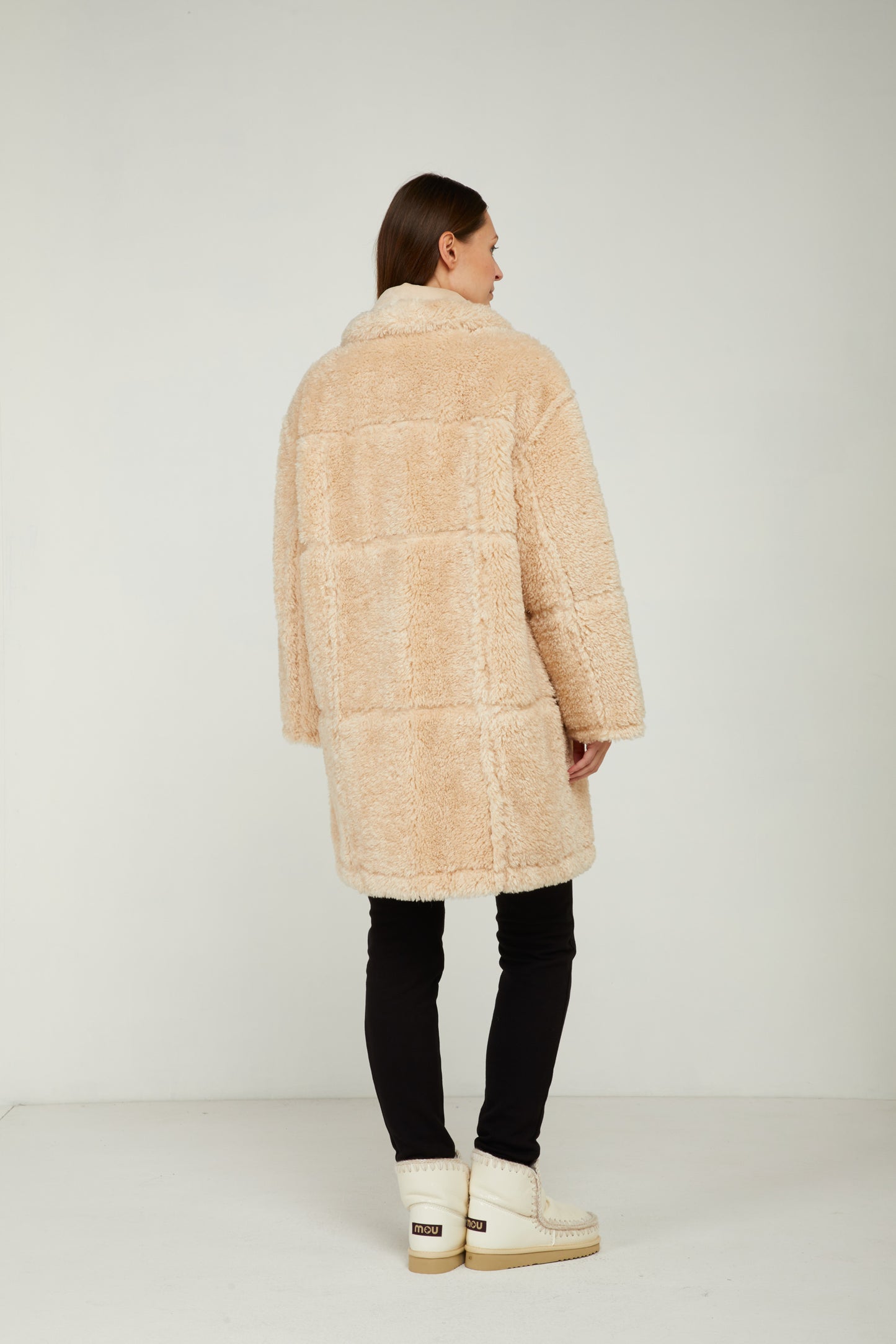 STAND STUDIO Cappotto Samira Sabbia