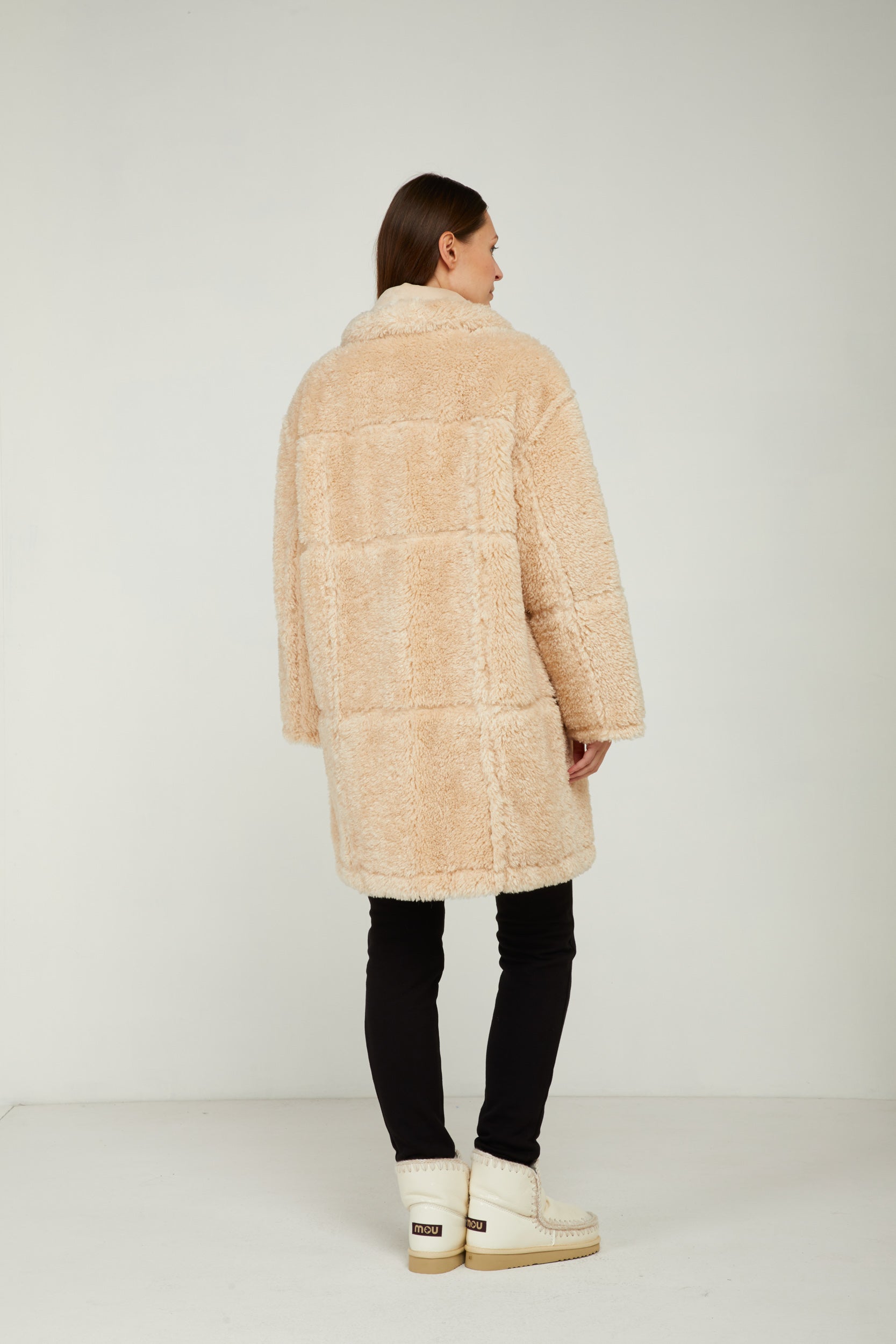 STAND STUDIO Cappotto Samira Sabbia