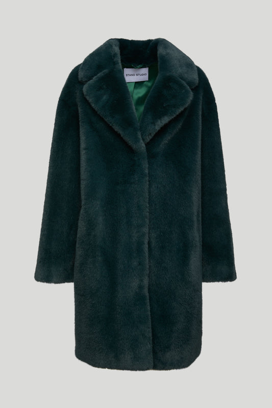 STAND STUDIO Cappotto Camille Cocoon Verde