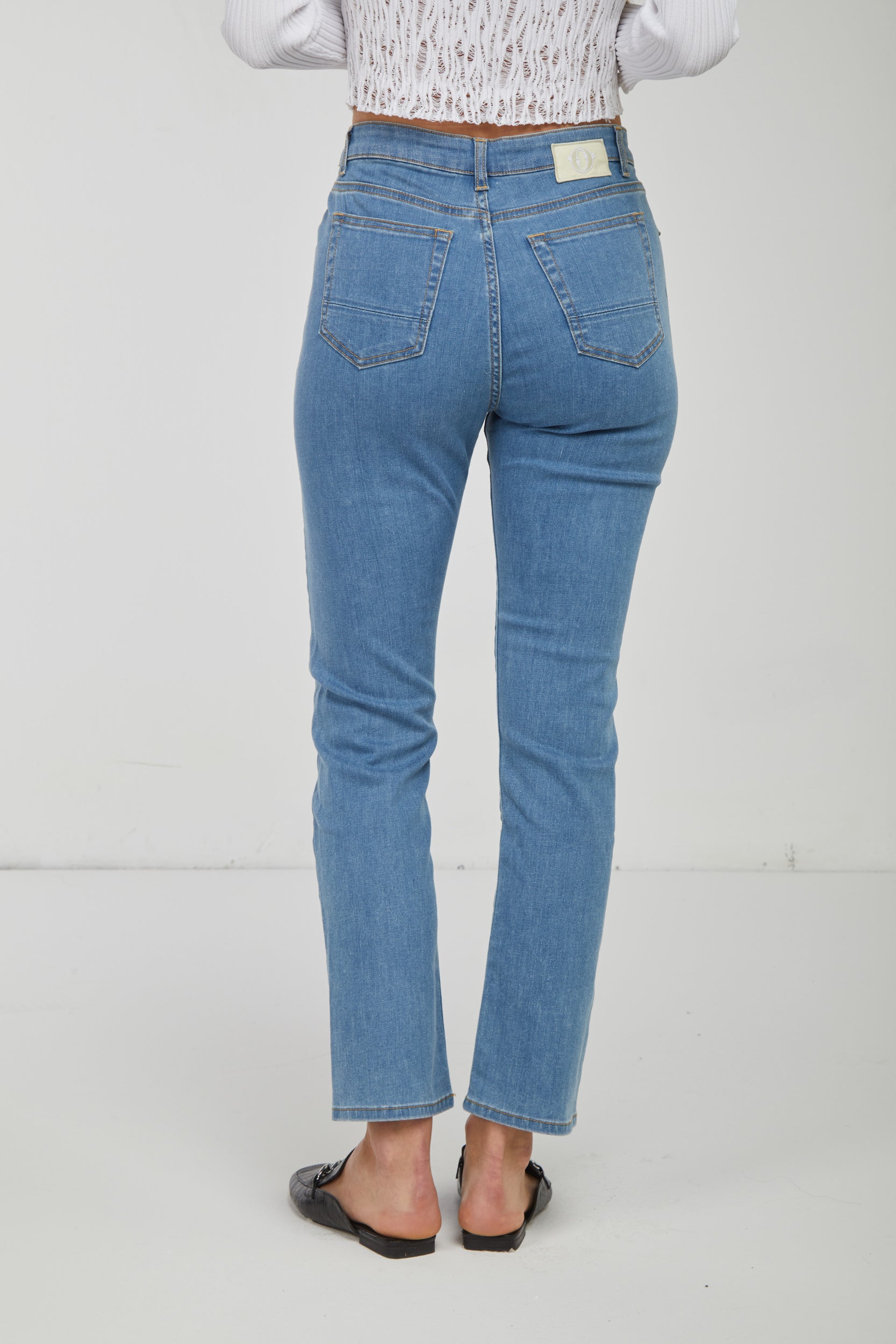 OTTOD'AME Jeans a Gamba Dritta