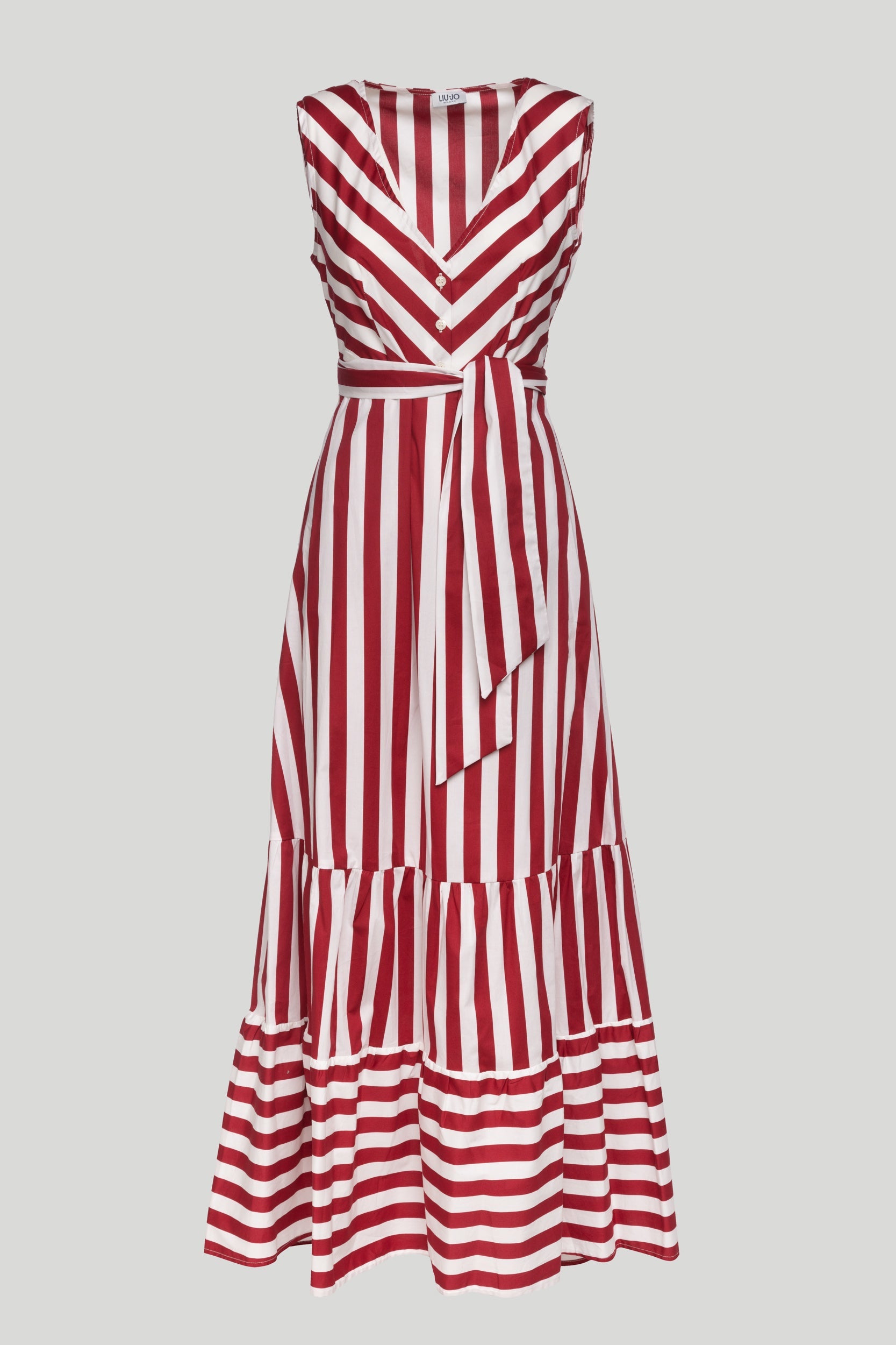 LIU-JO Striped Chemisier Dress