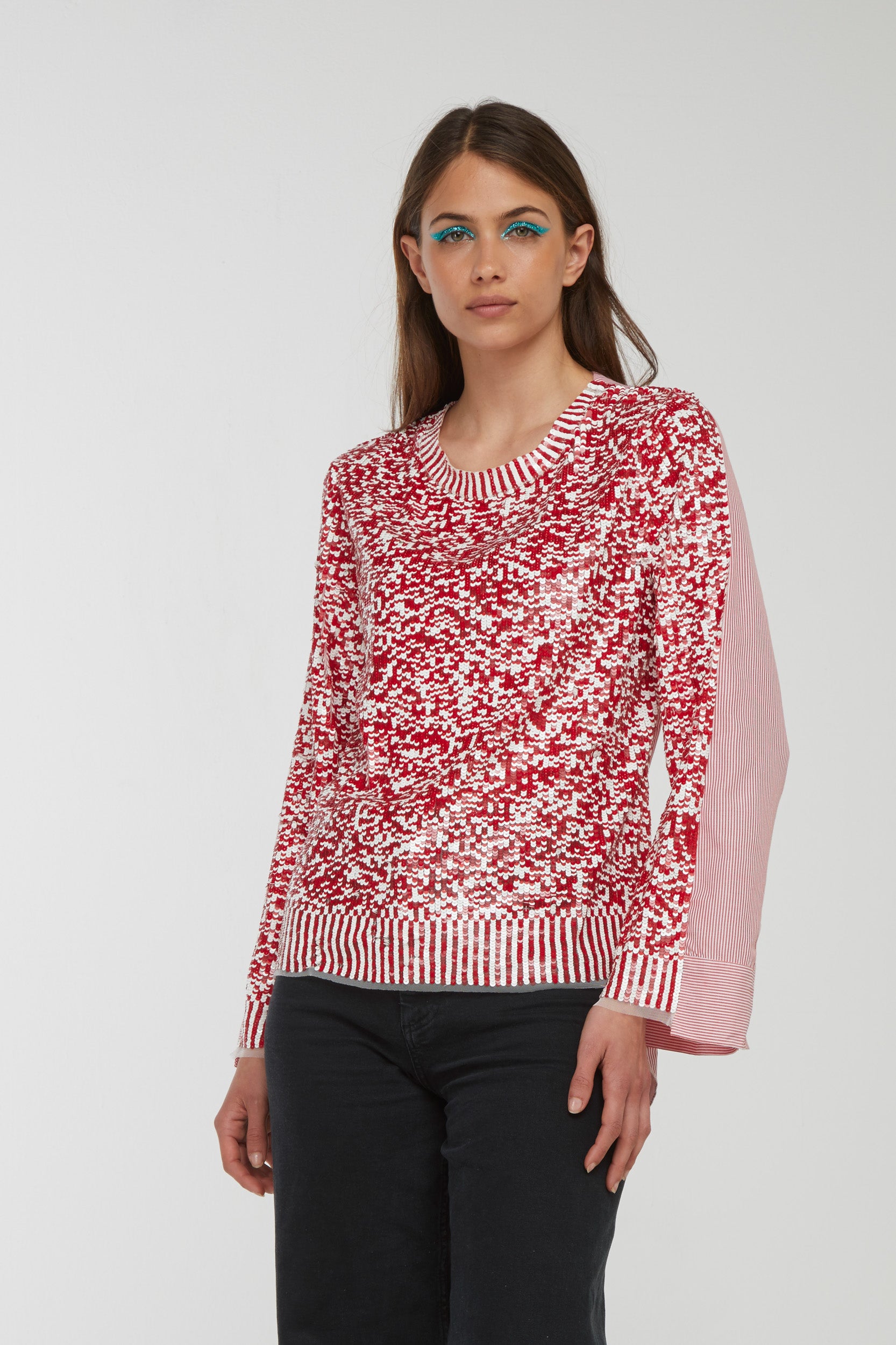OTTOD'AME Red Printed Shirt