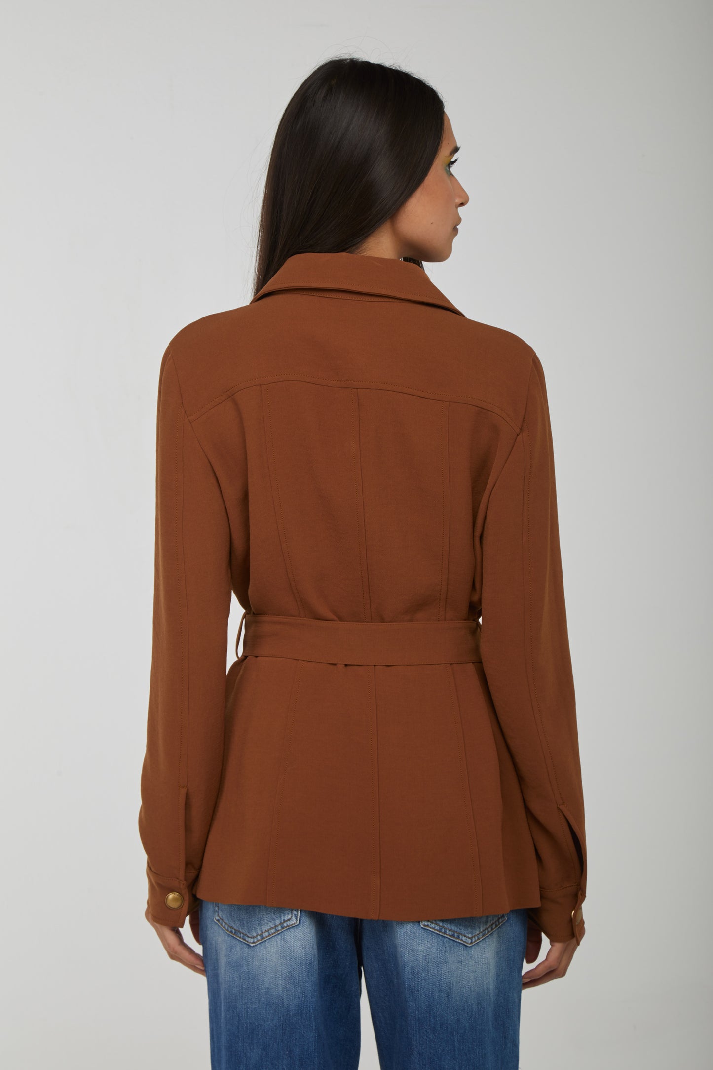 PINKO Camicia Morbida Mogano