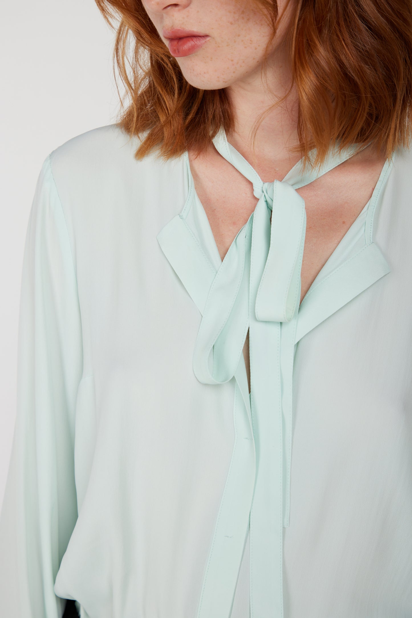 PATRIZIA PEPE Camicia a Body Verde Acqua