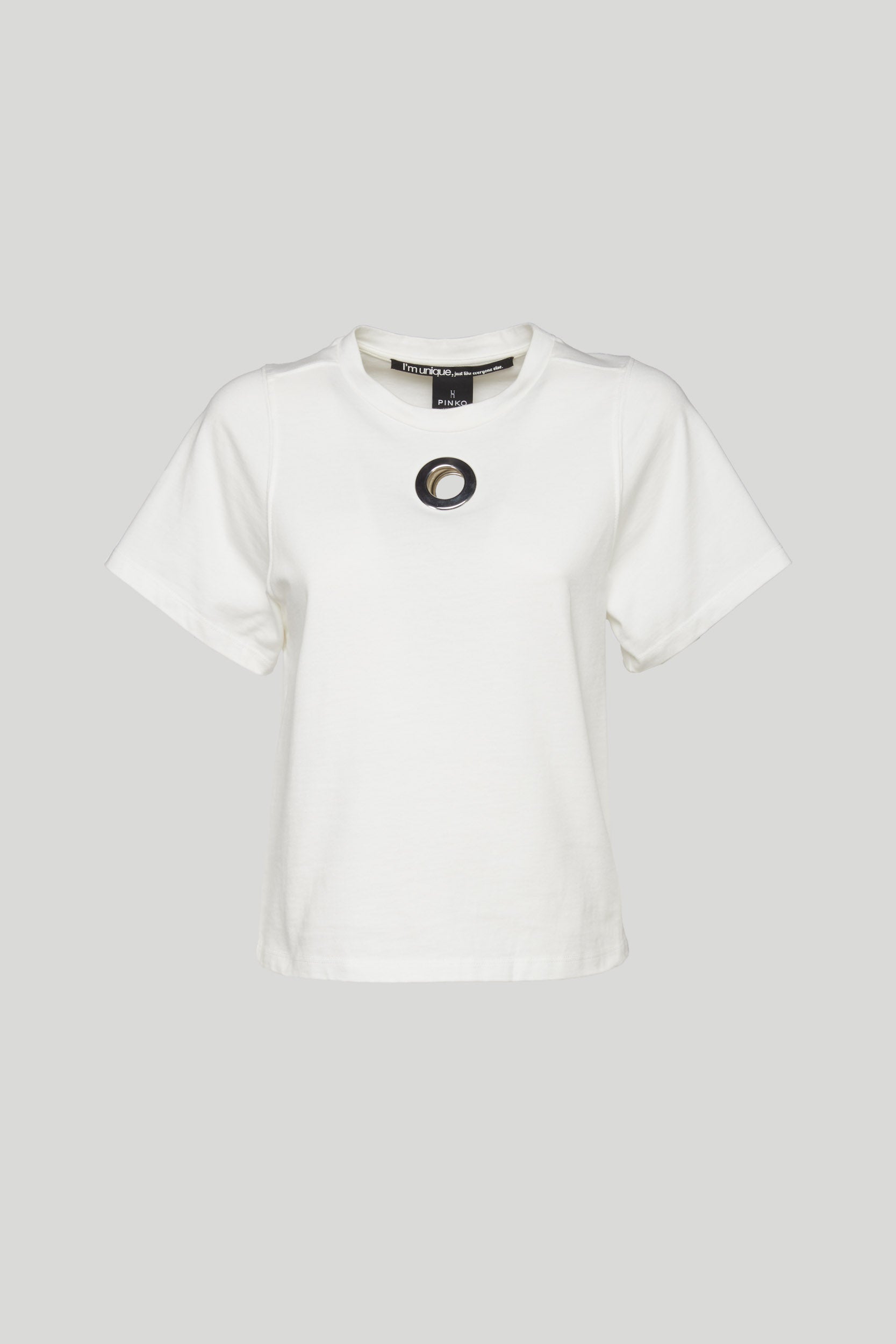 PINKO T-Shirt Bianca Anello