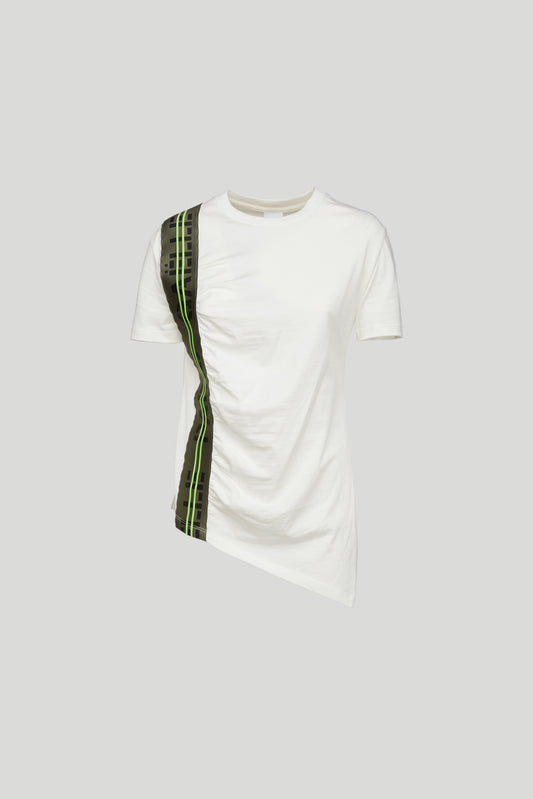 GAELLE White T-shirt with Logo Band
