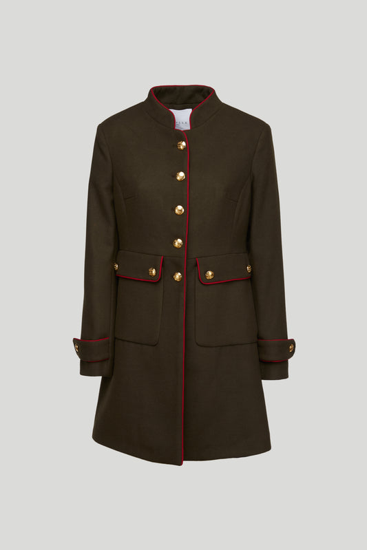 GAELLE Military Green Coat