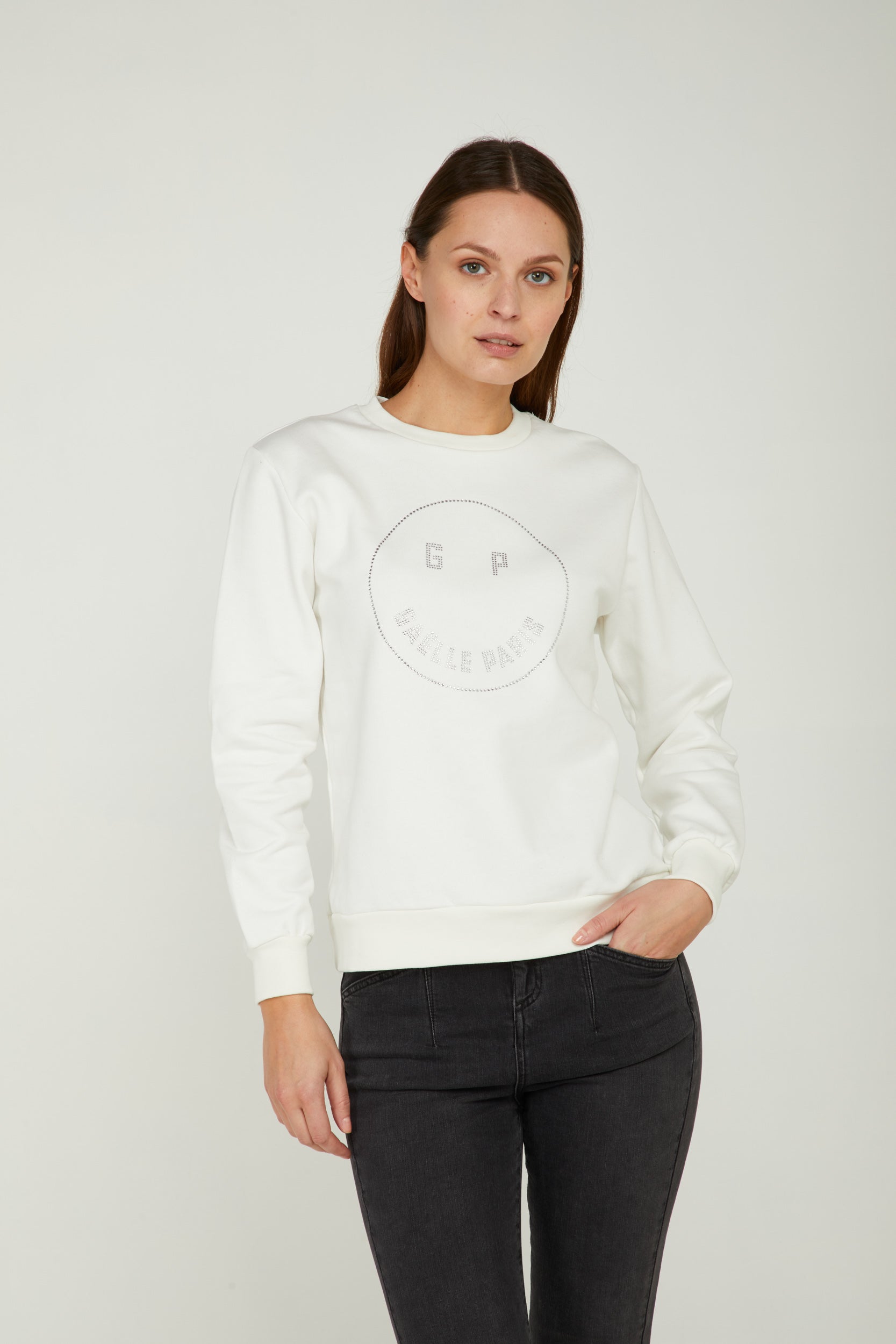 GAELLE White Sweatshirt