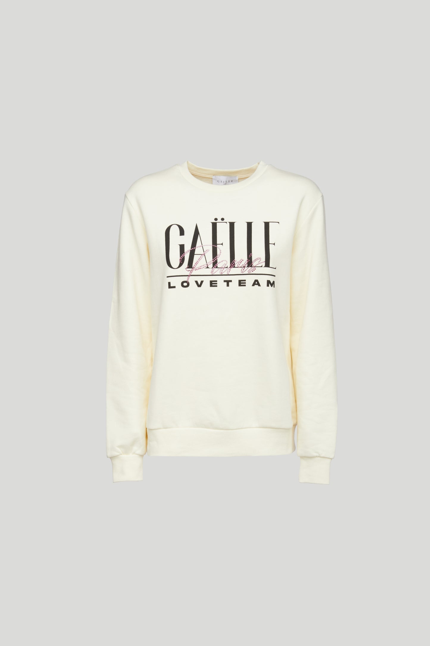 GAELLE Felpa Bianca con Logo