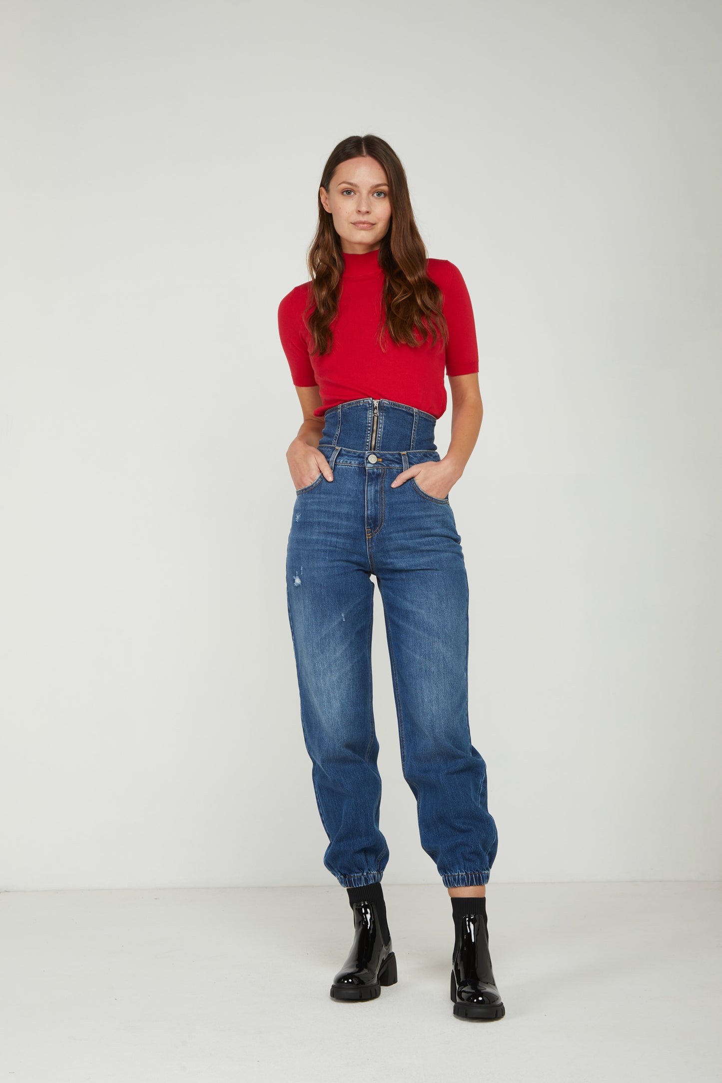 GAELLE Jeans a Vita Alta