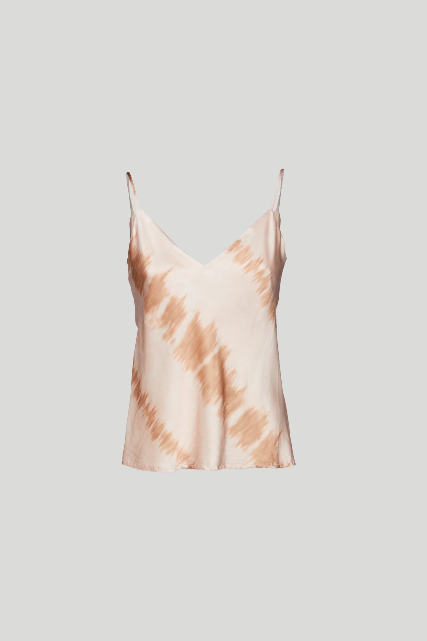 PINKO Pink and Brown Tie-Dye Top