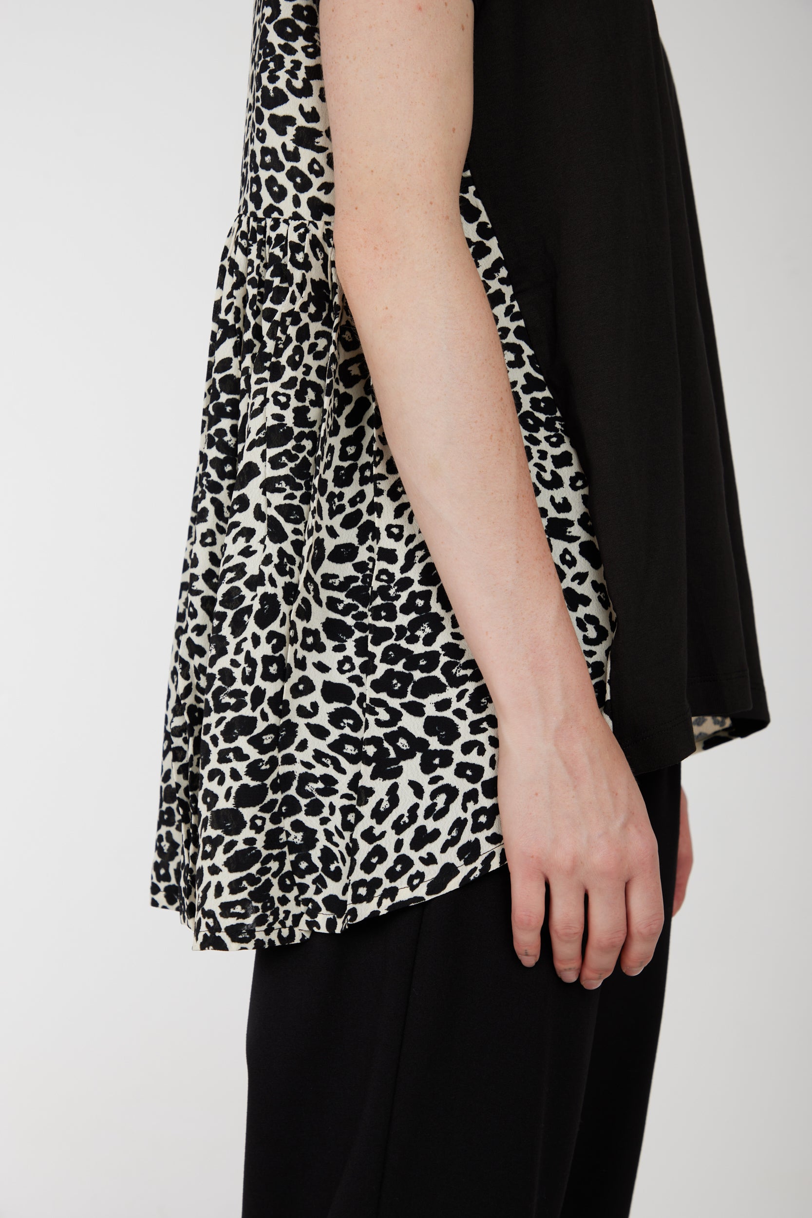 PRINCESSE LODO Maglia Leopardata con Dettaglio Fiocco