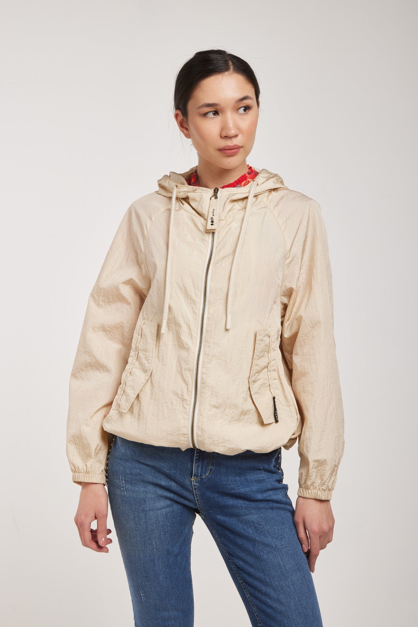 OOF WEAR Giacca a Vento Crema