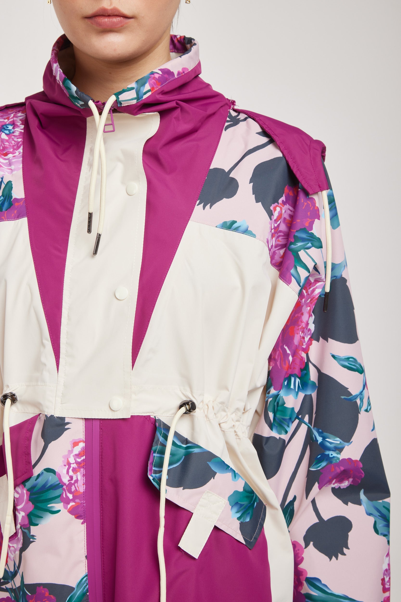 OOF WEAR Giacca a Vento Fantasia Floreale