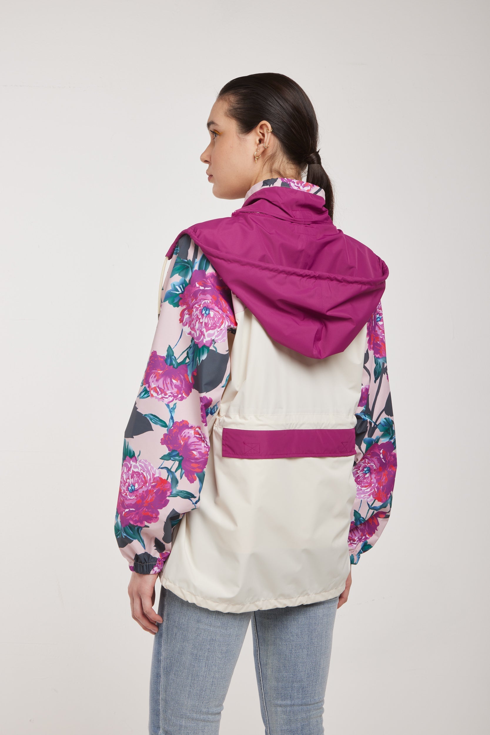 OOF WEAR Giacca a Vento Fantasia Floreale