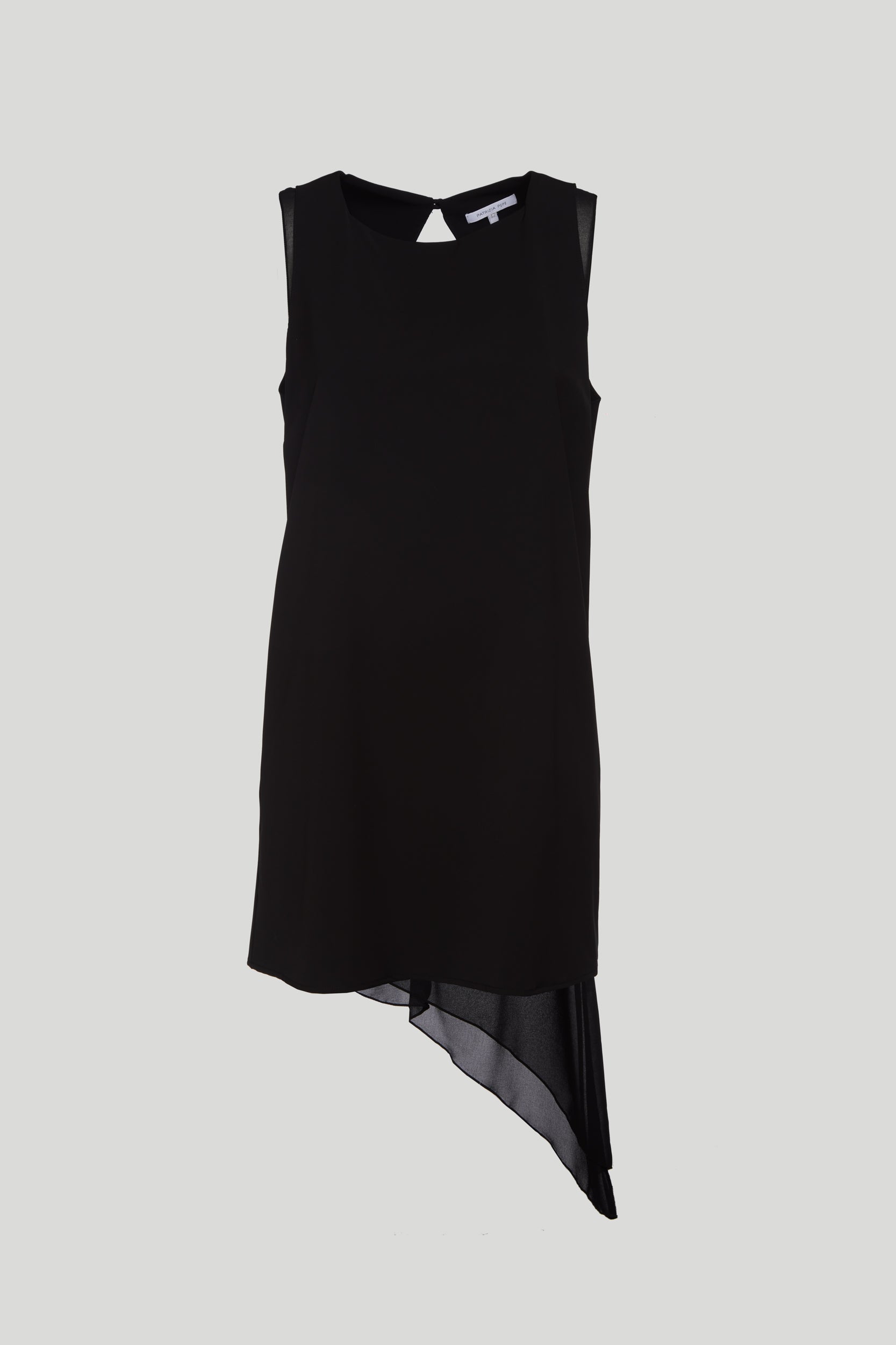 PATRIZIA PEPE Black Asymmetrical Dress