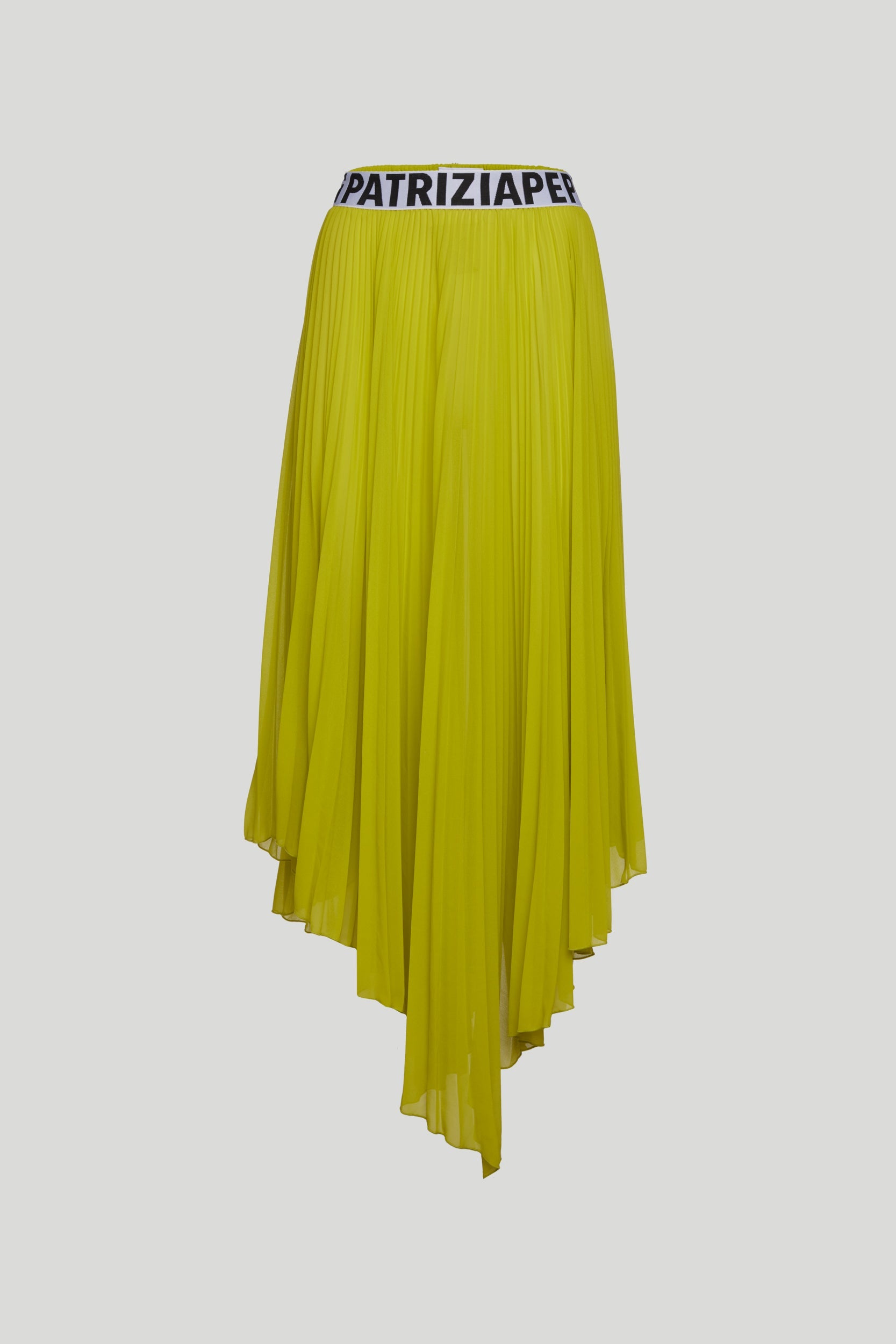 PATRIZIA PEPE Yellow Pleated Skirt