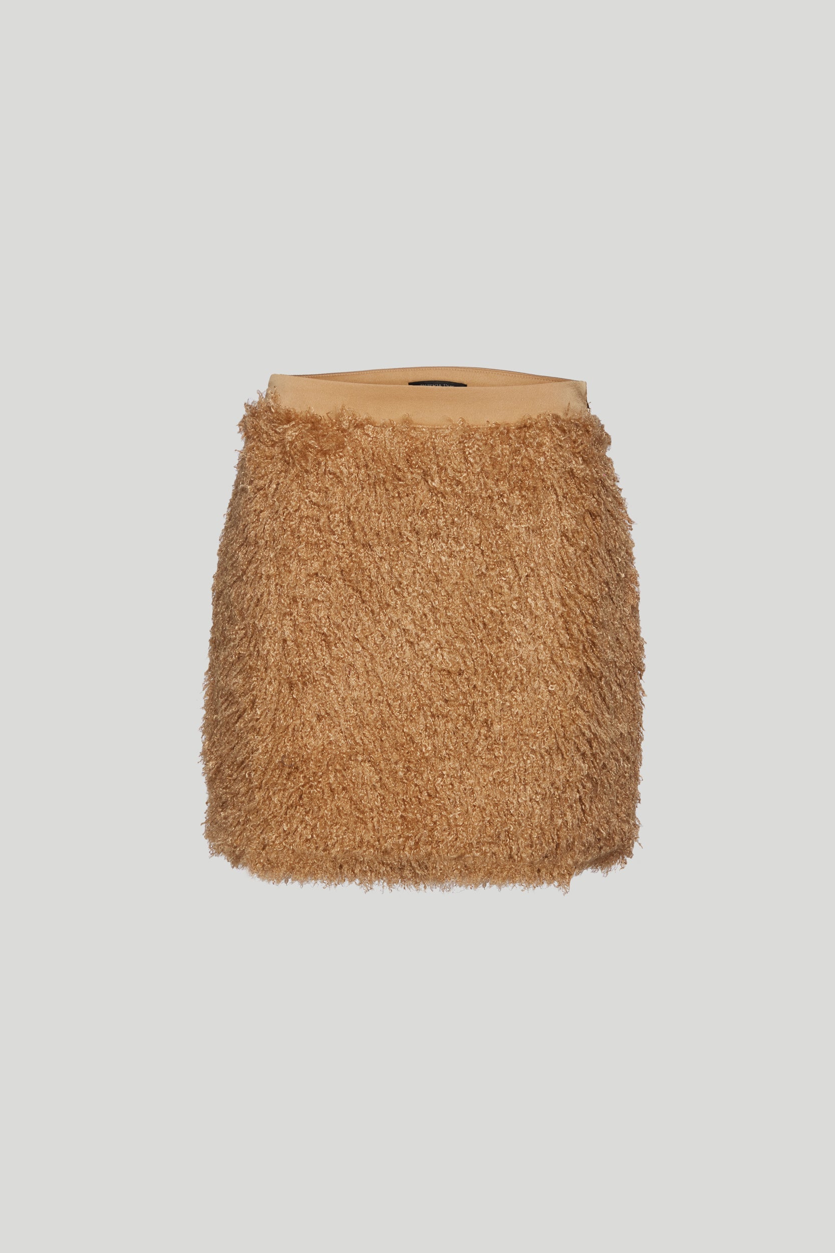 PATRIZIA PEPE Beige Fur Skirt