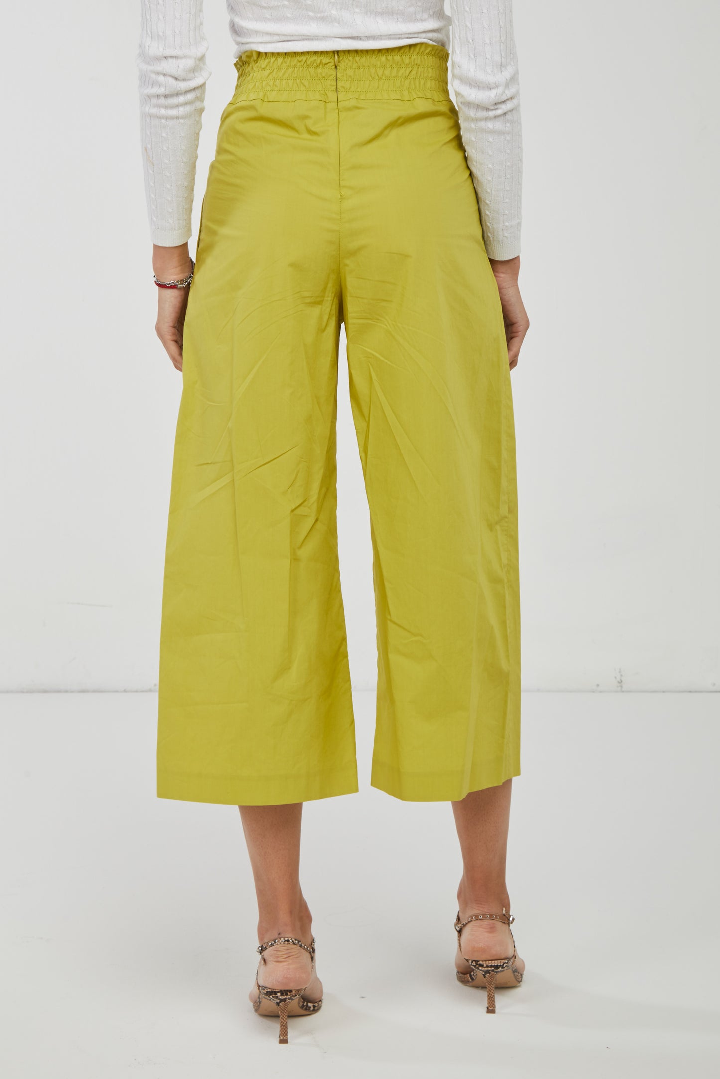PINKO Pantalone al Polpaccio Senape