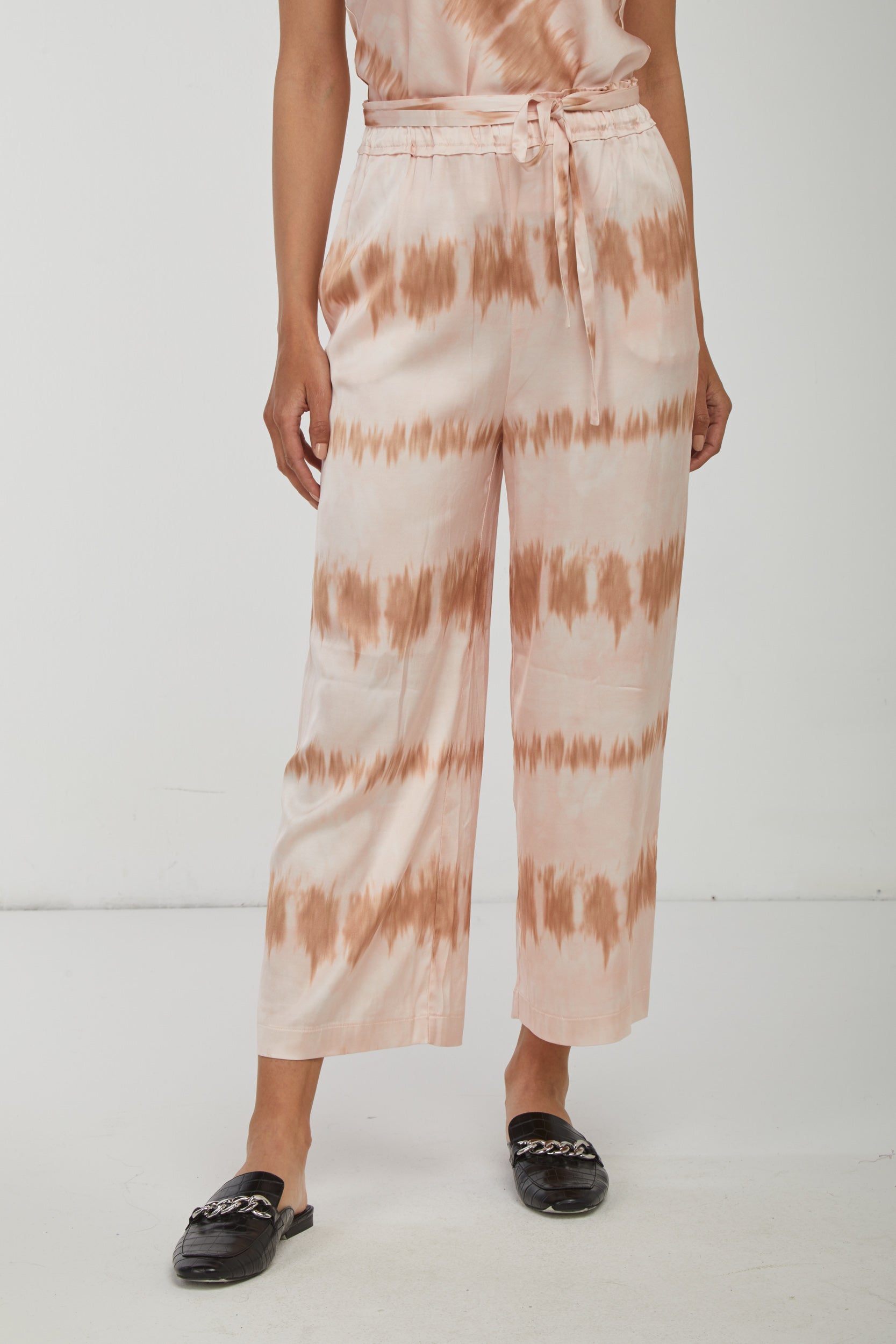 PINKO Tie-Dye Fabric Trousers