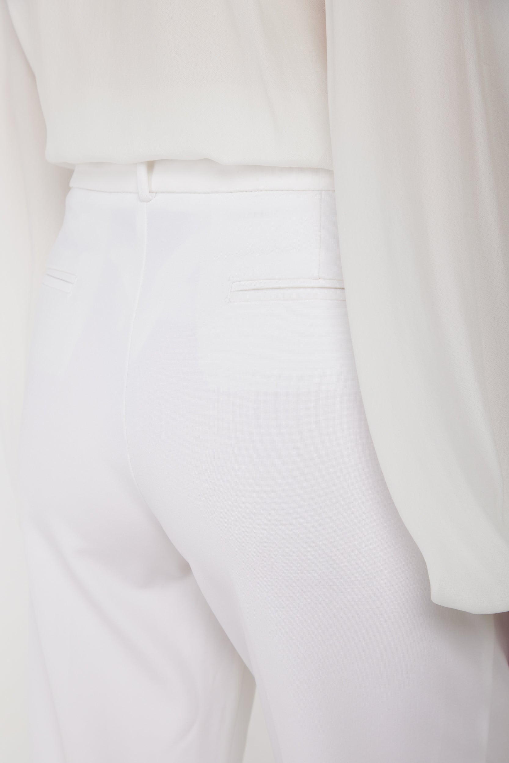 PINKO White Trousers