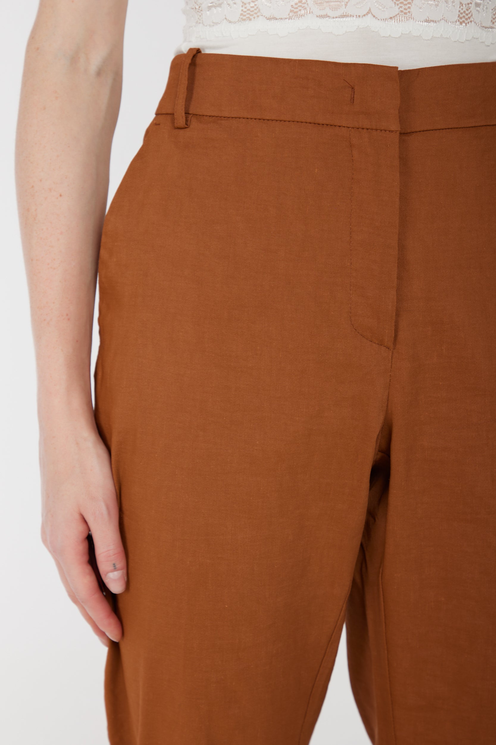 PINKO Pantalone Marrone Noce