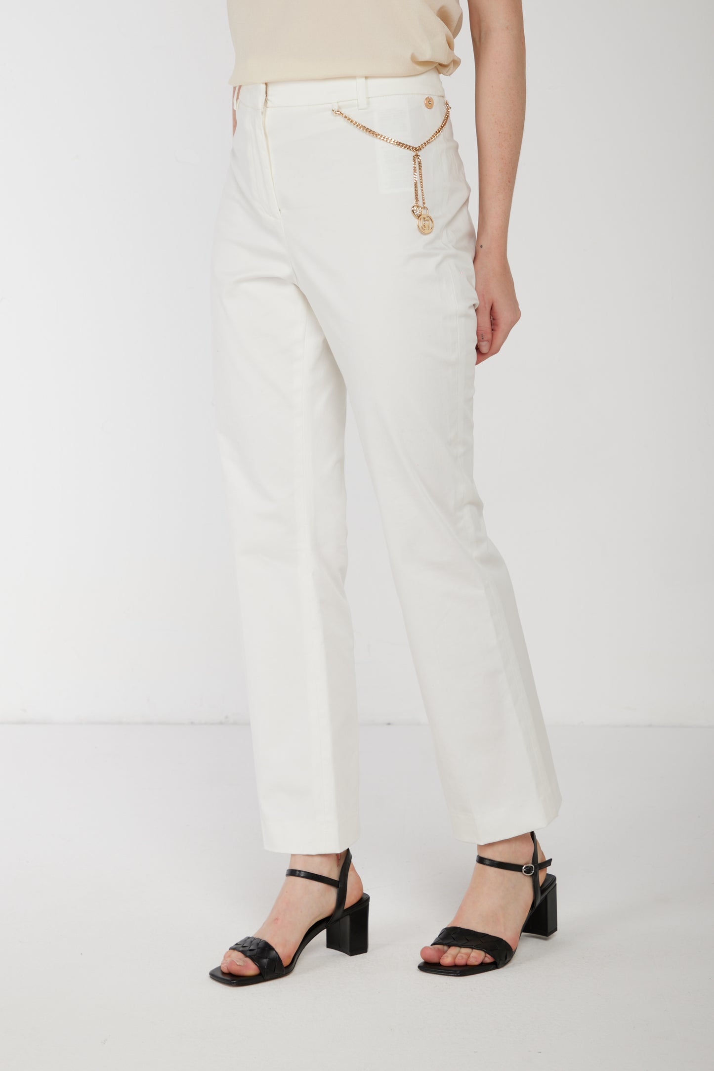 LIU-JO Pantalone Bianco