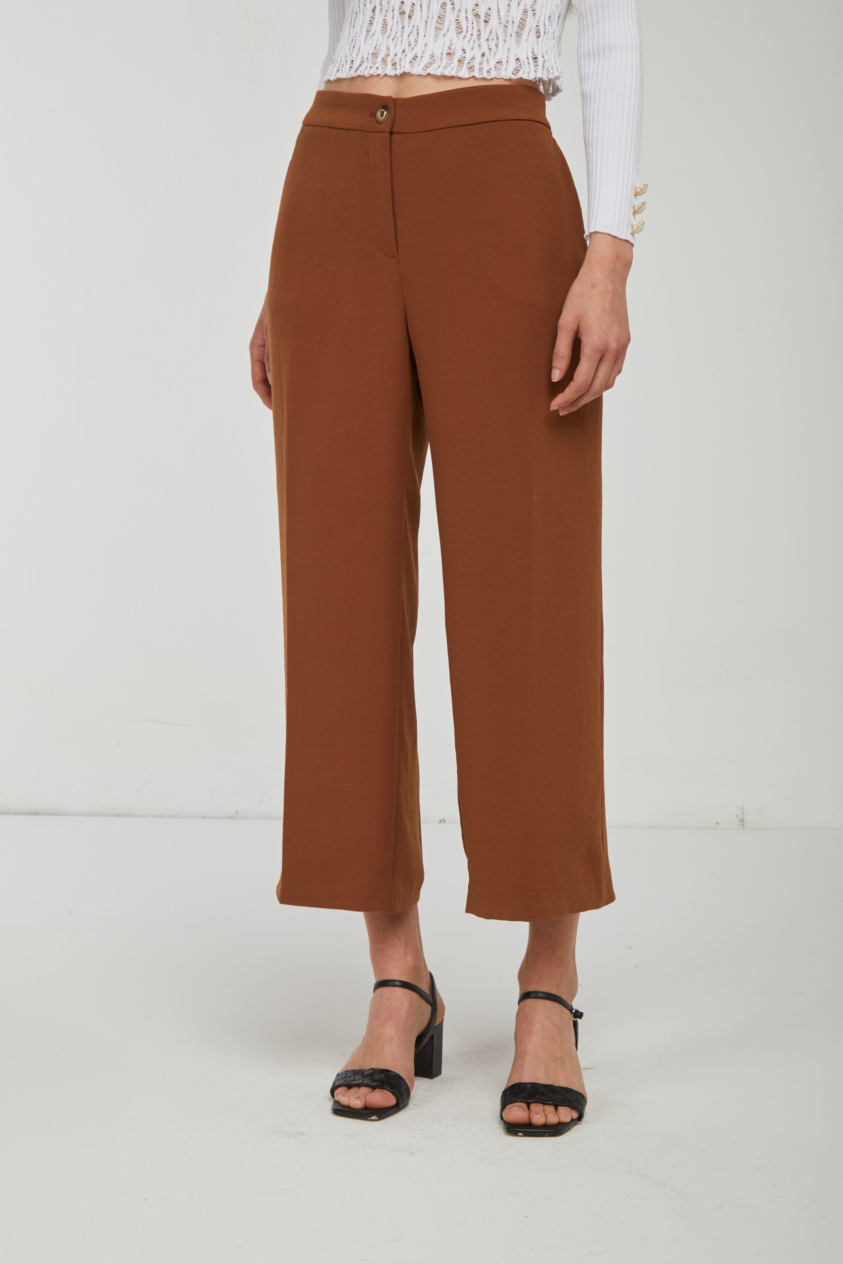 PINKO Pantalone Noce Palazzo