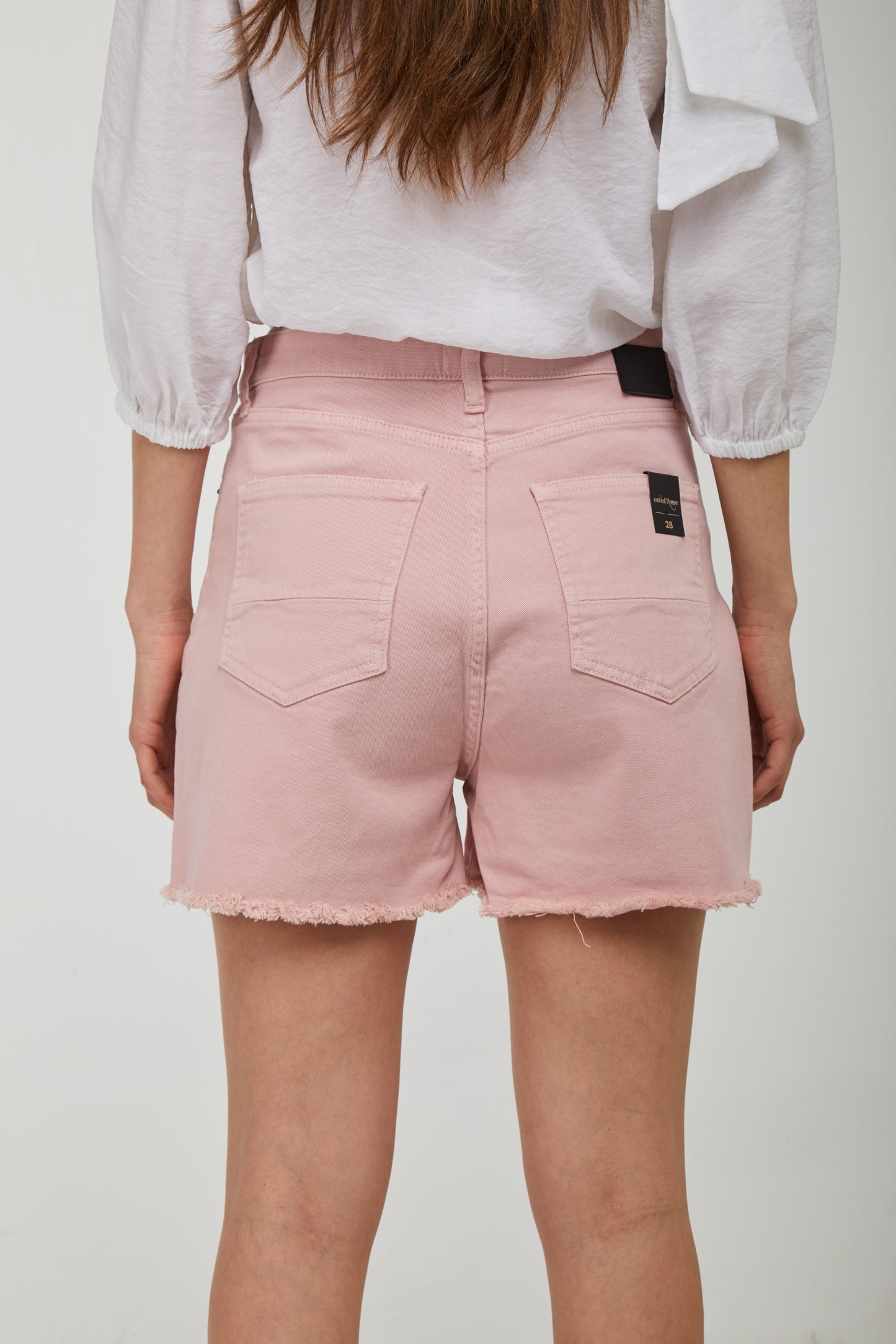 OTTOD'AME Shorts in Denim Rosa