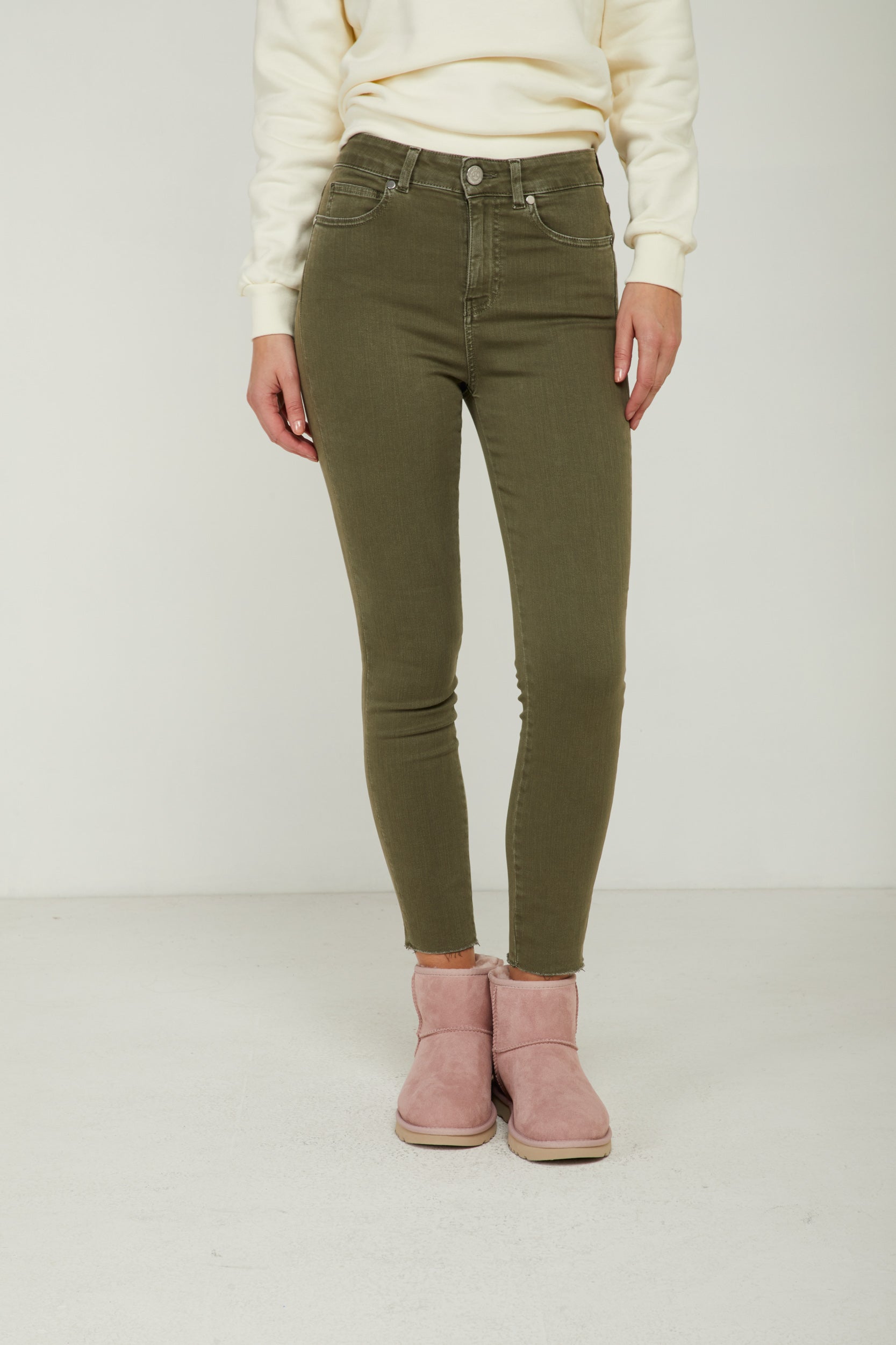 GAELLE Jeans Verde Militare