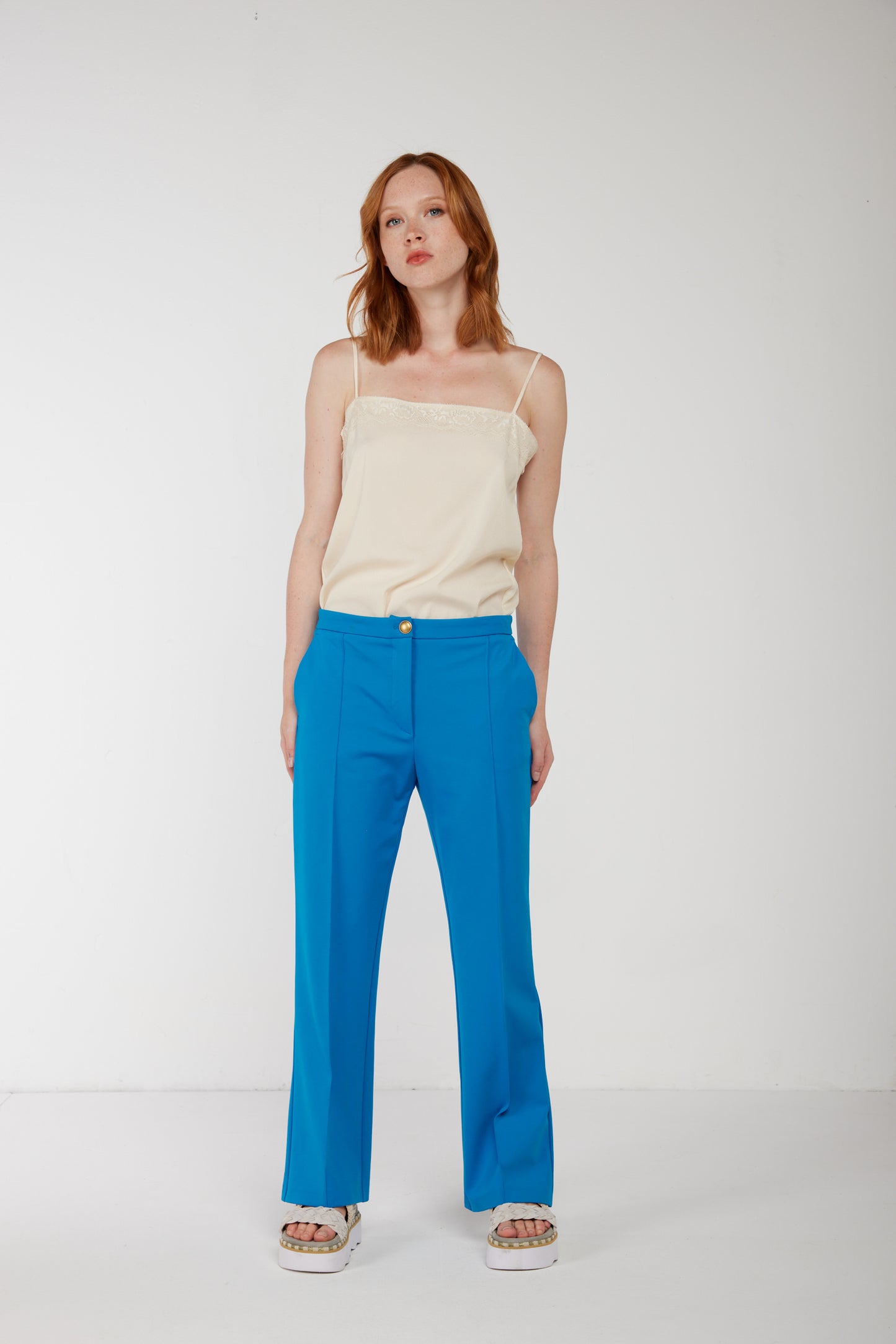 PINKO Pantalone Blu Imperiale