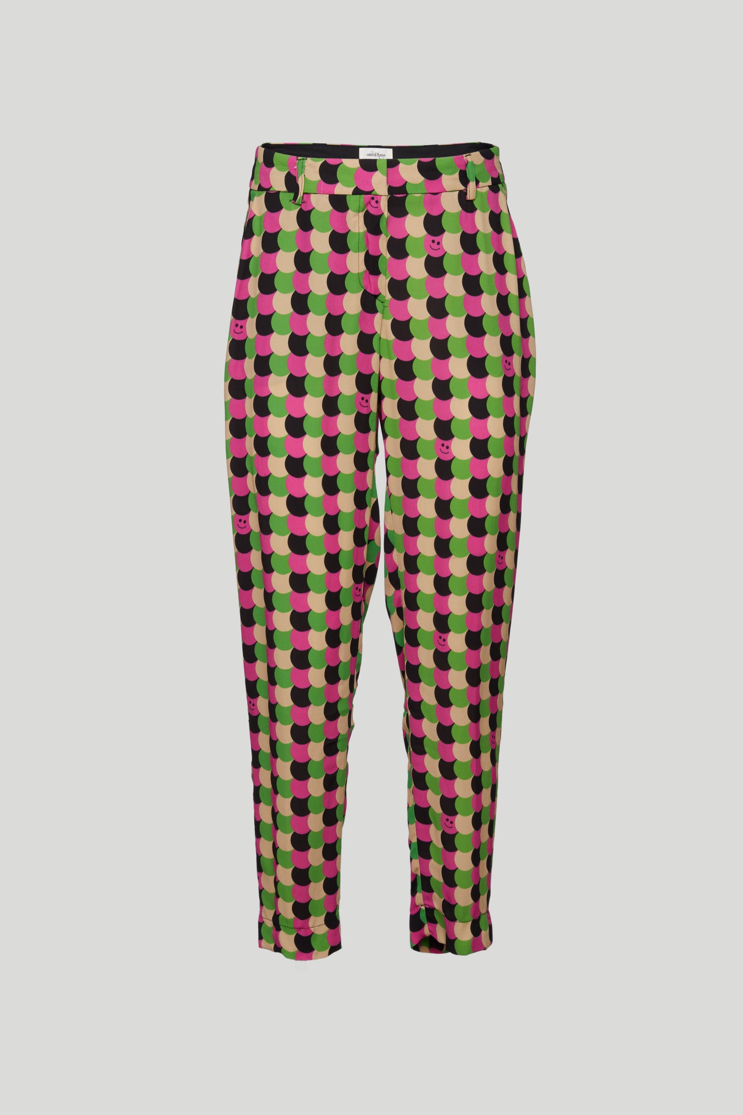 OTTOD'AME Pantalone Gamba Dritta Smile