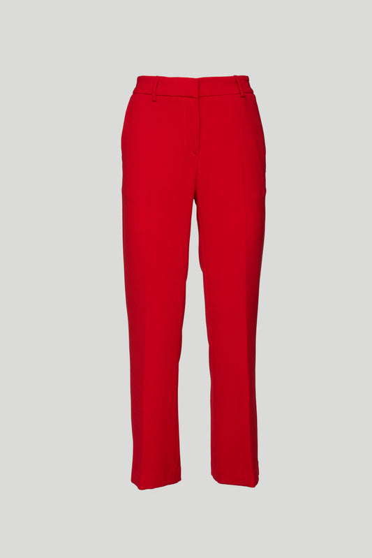 OTTOD'AME Red Flare Trousers