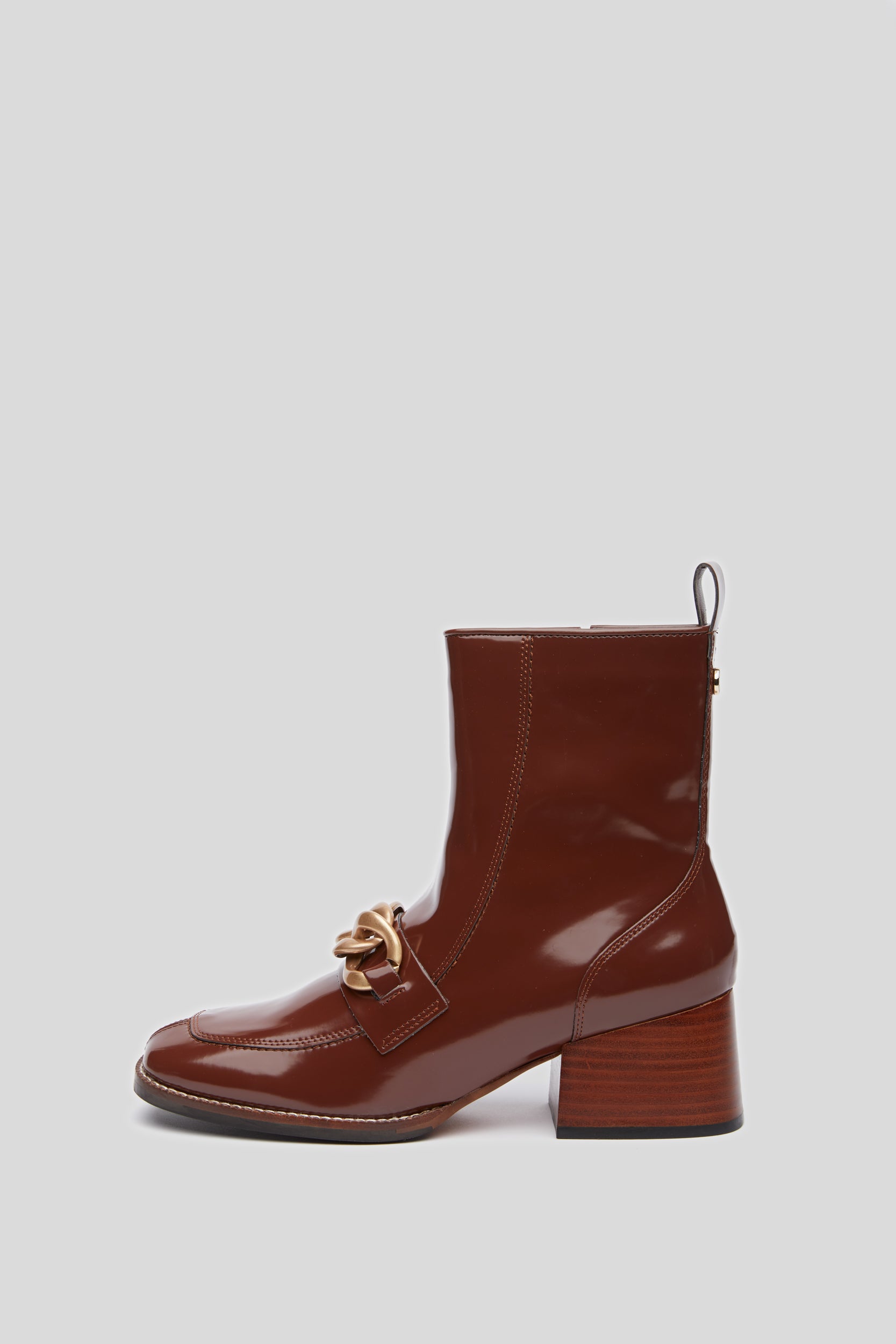 STEVE MADDEN "Loreen" Brown Ankle Boots